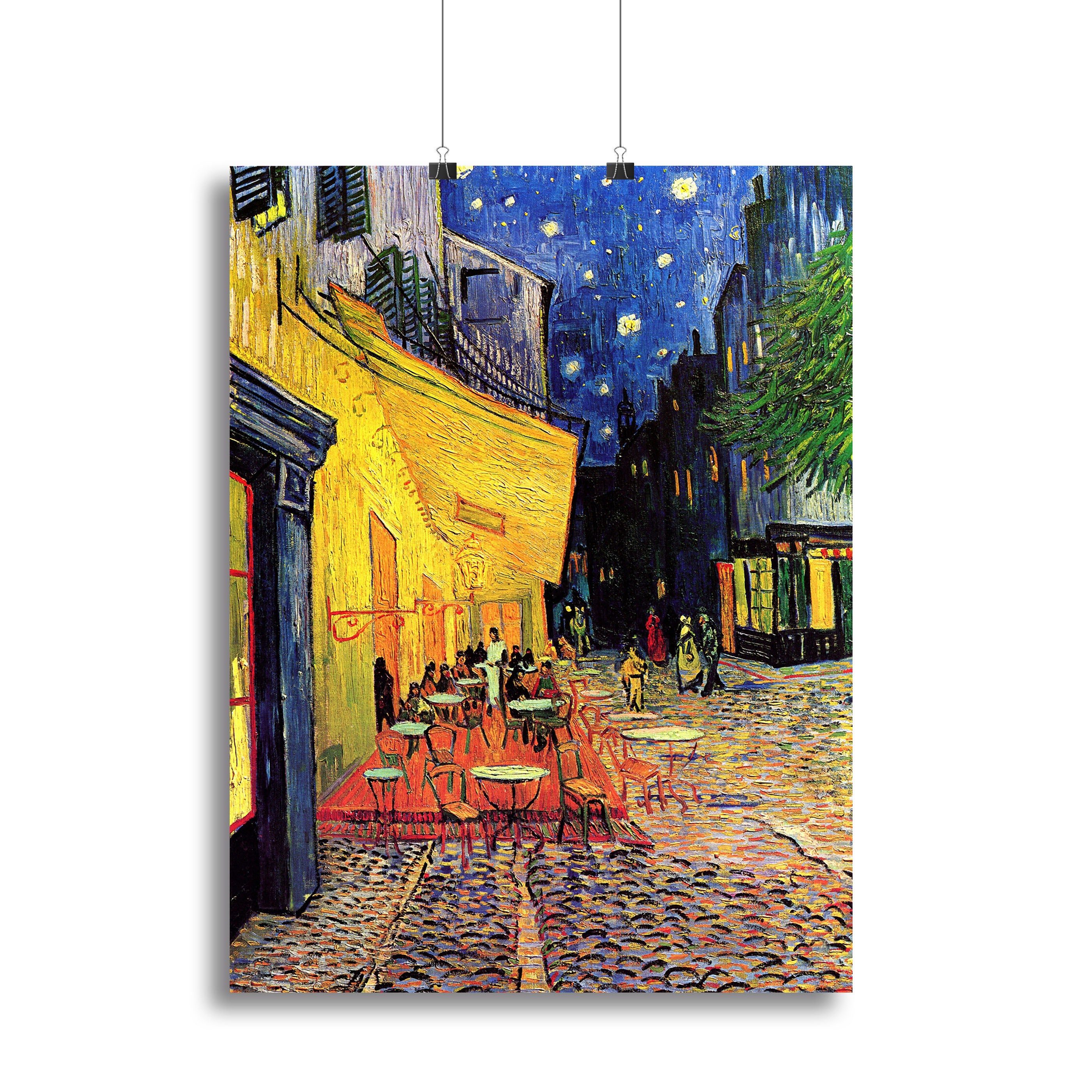 The Terrace Cafe by Van Gogh Canvas Print