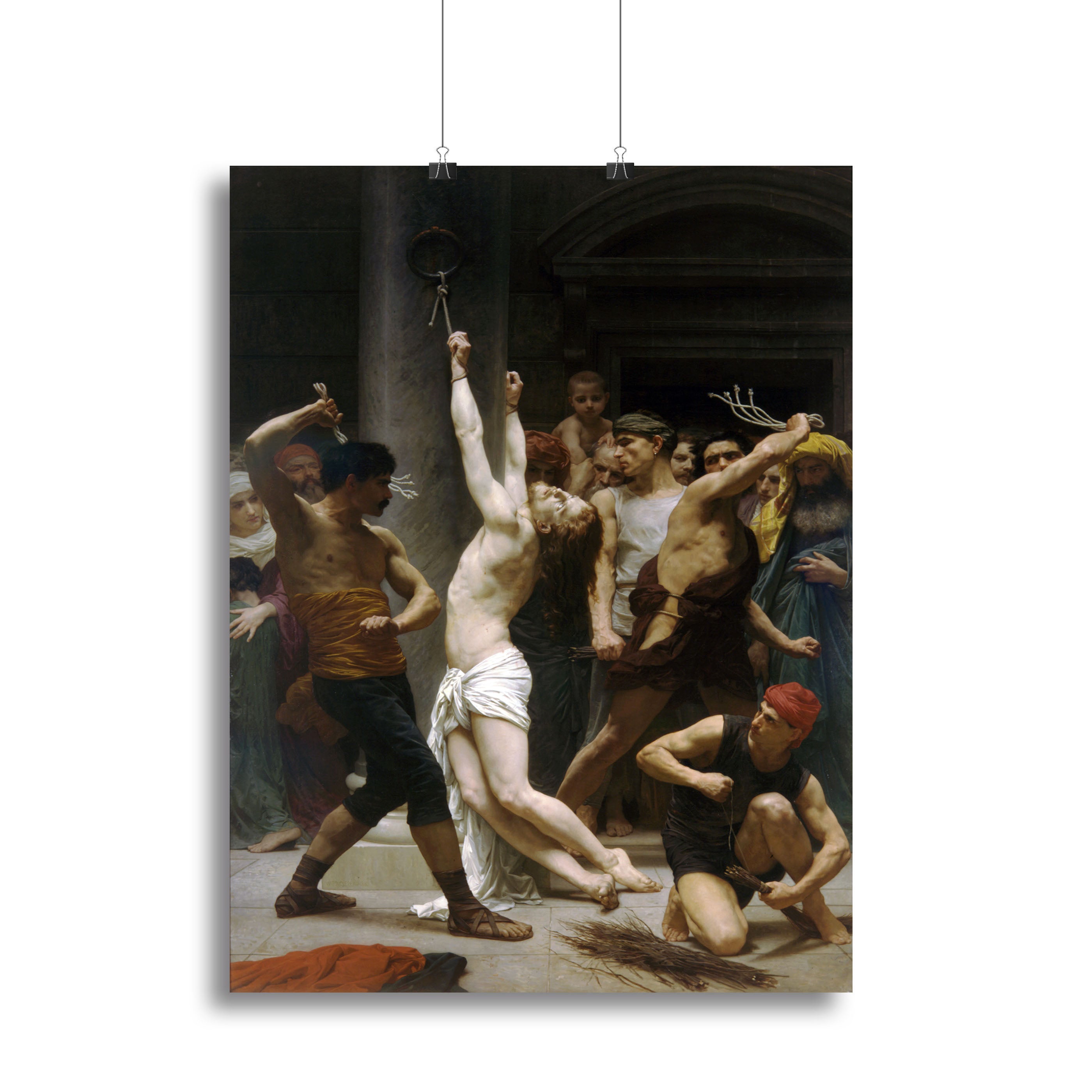 The Flagellation of Our Lord Jesus Christ By Bouguereau Poster - Unframed