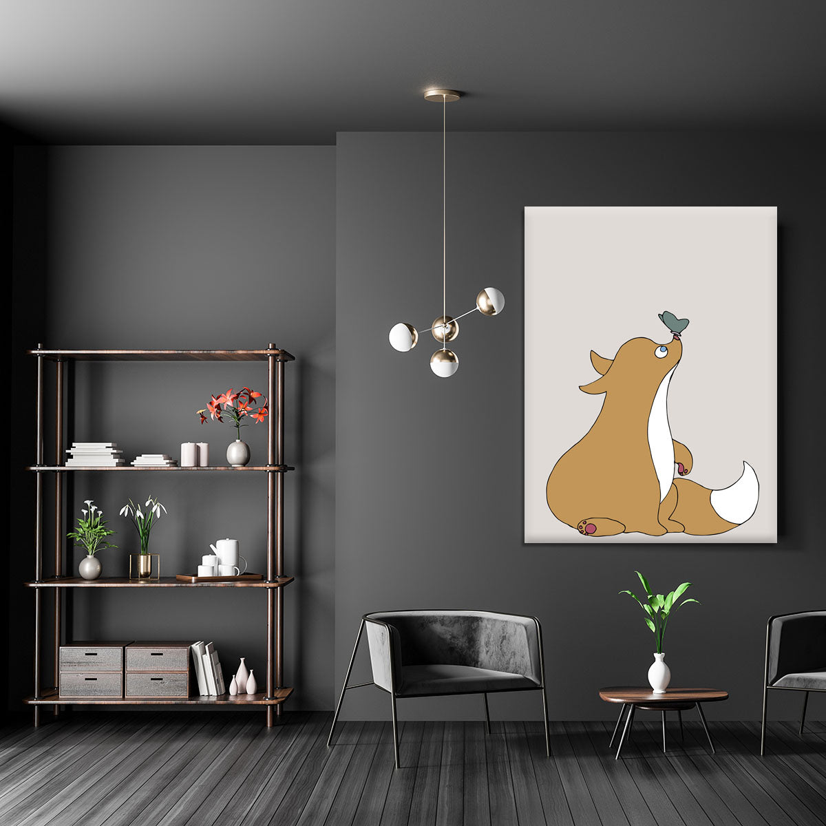 The Fox Canvas Print or Poster - 1x - 5