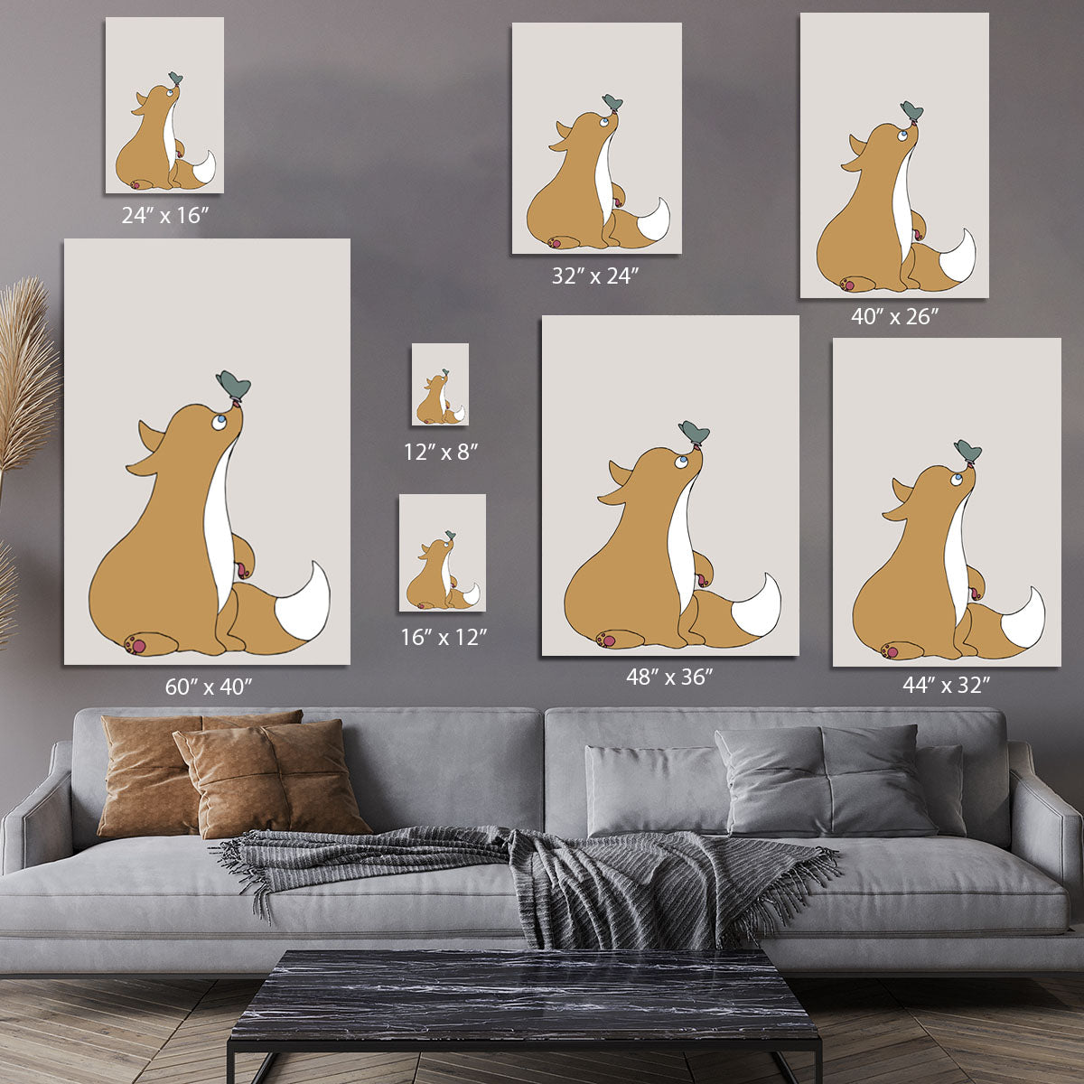 The Fox Canvas Print or Poster - 1x - 7