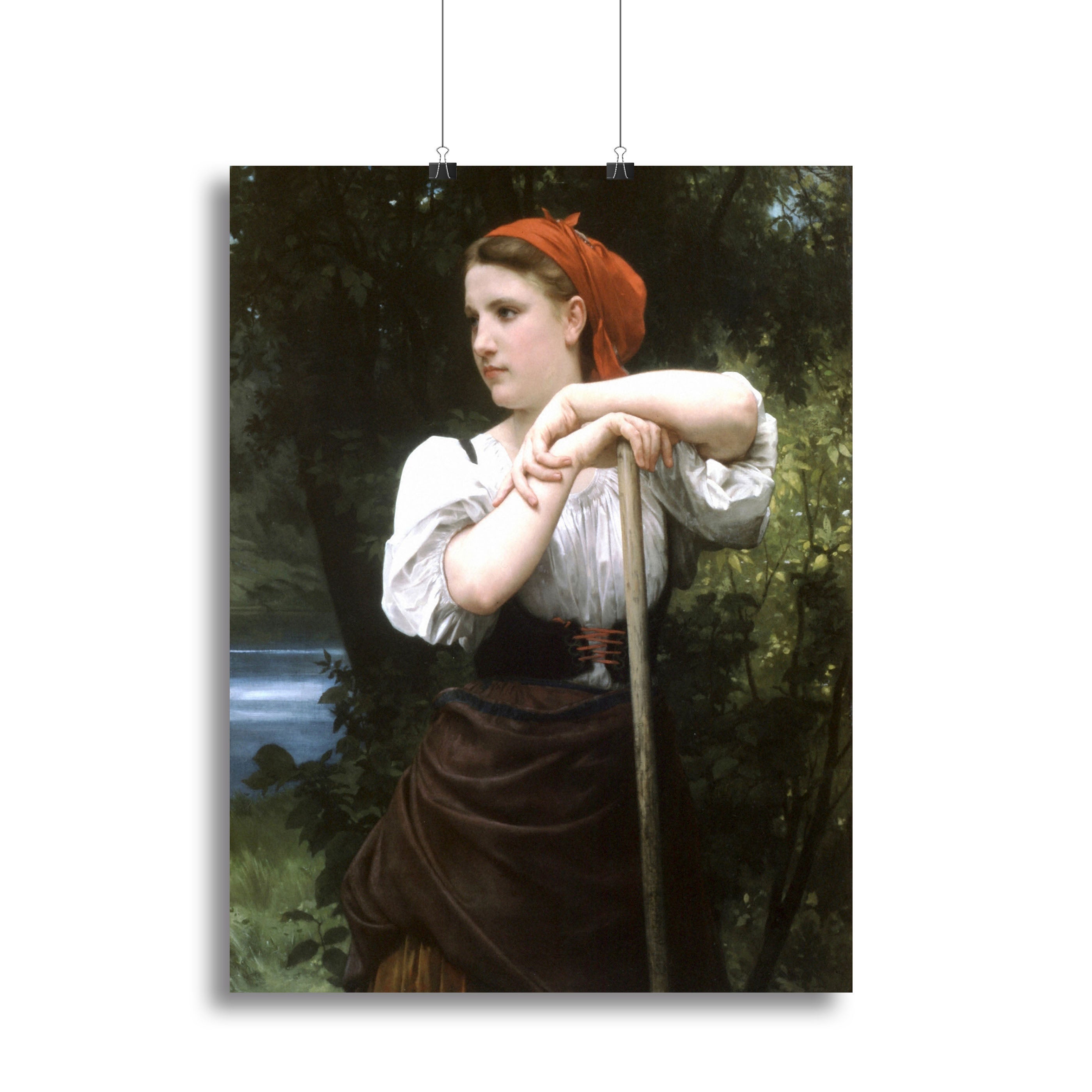 The Haymaker By Bouguereau Poster - Unframed