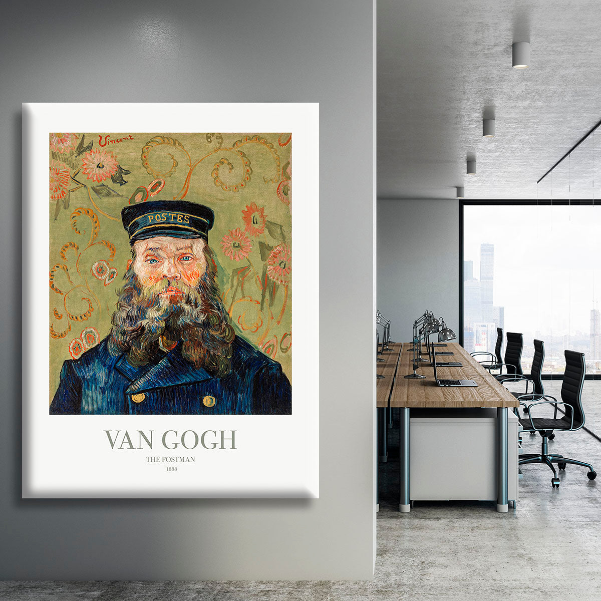 The Postman Titled Canvas Print or Poster - Canvas Art Rocks - 3