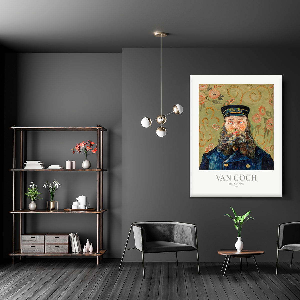 The Postman Titled Canvas Print or Poster - Canvas Art Rocks - 5