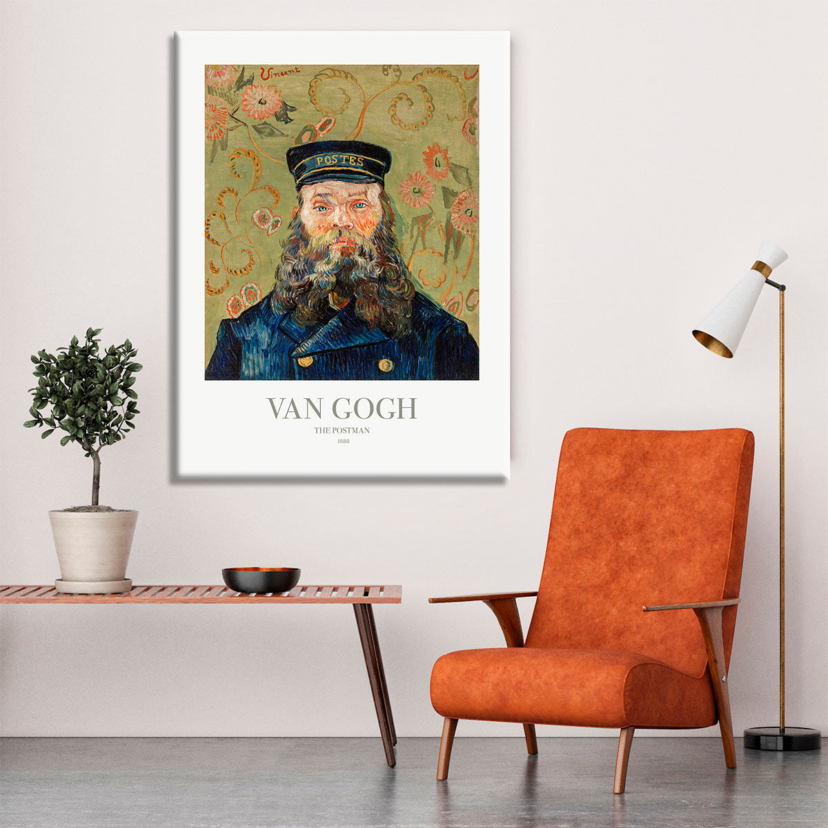 The Postman Titled Canvas Print or Poster - Canvas Art Rocks - 6