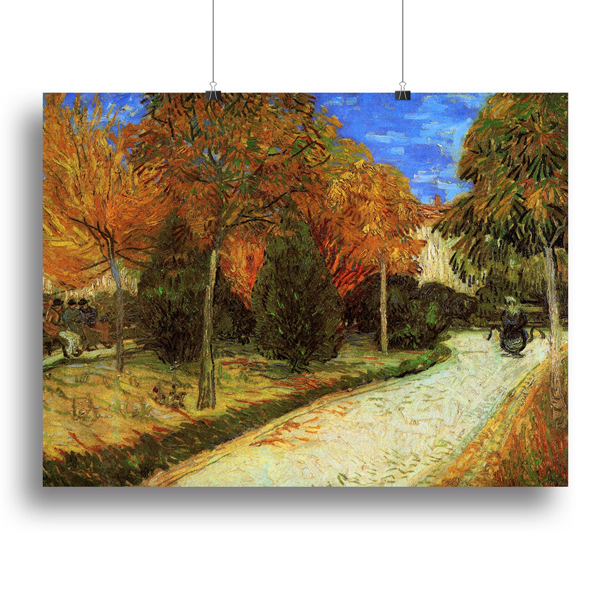 The Public Park at Arles by Van Gogh Poster - Unframed