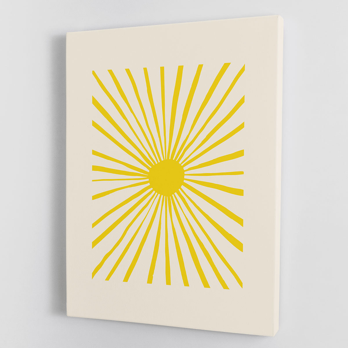 The Sun Split Art Canvas Print or Poster - 1x - 1