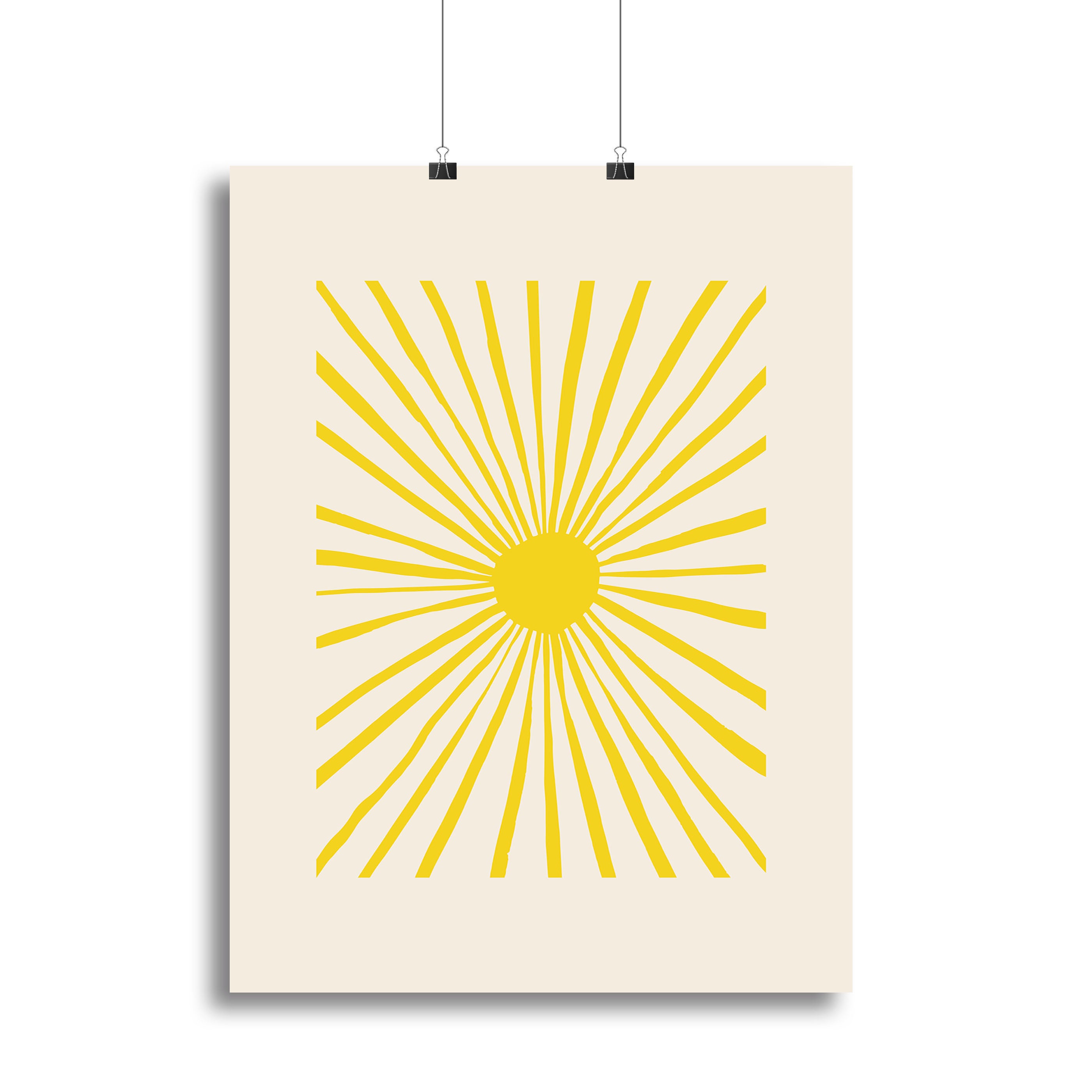 The Sun Split Art Canvas Print or Poster - 1x - 2