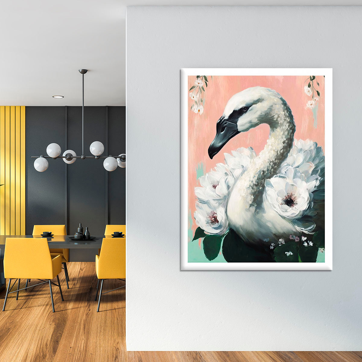 The Swan Canvas Print or Poster - 1x - 4