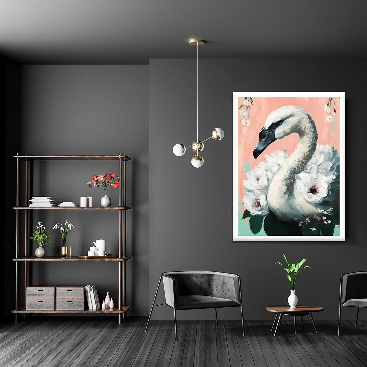 The Swan Canvas Print or Poster - 1x - 5
