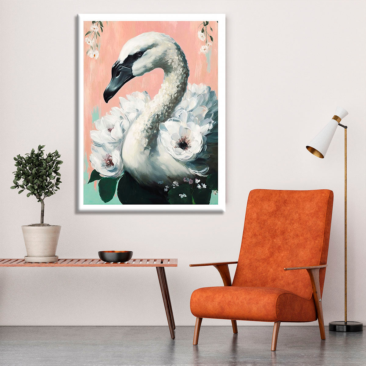 The Swan Canvas Print or Poster - 1x - 6