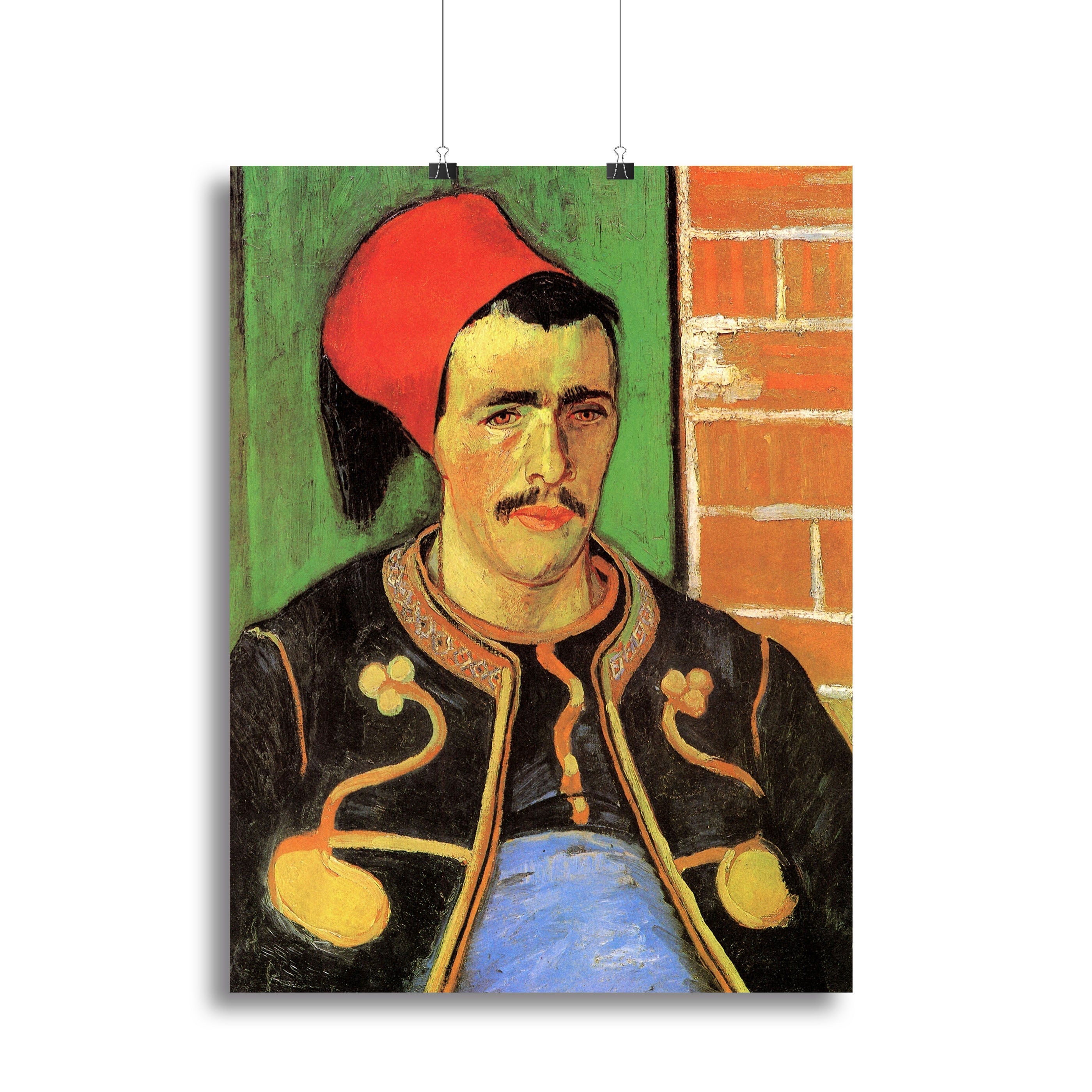 The Zouave Half Length by Van Gogh Poster - Unframed