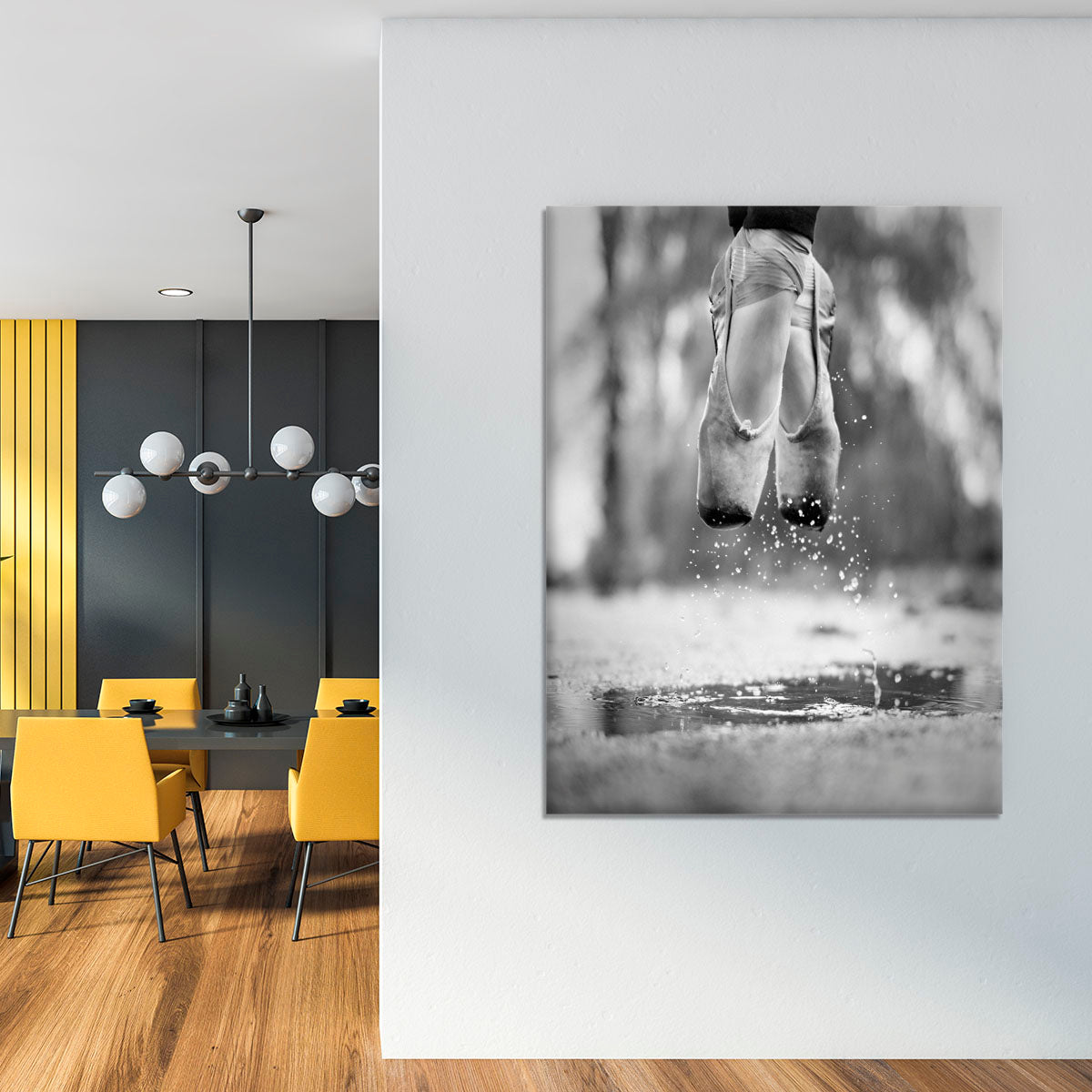 The day we went jumping in puddles Canvas Print or Poster - 1x - 4