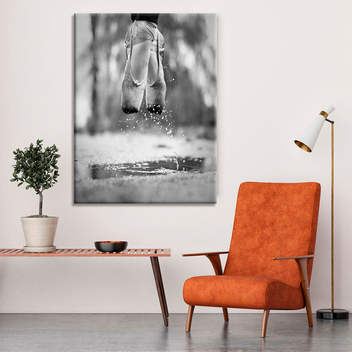 The day we went jumping in puddles Canvas Print or Poster - 1x - 6