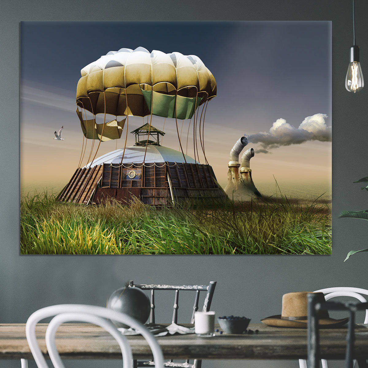 The home Canvas Print or Poster - 1x - 3