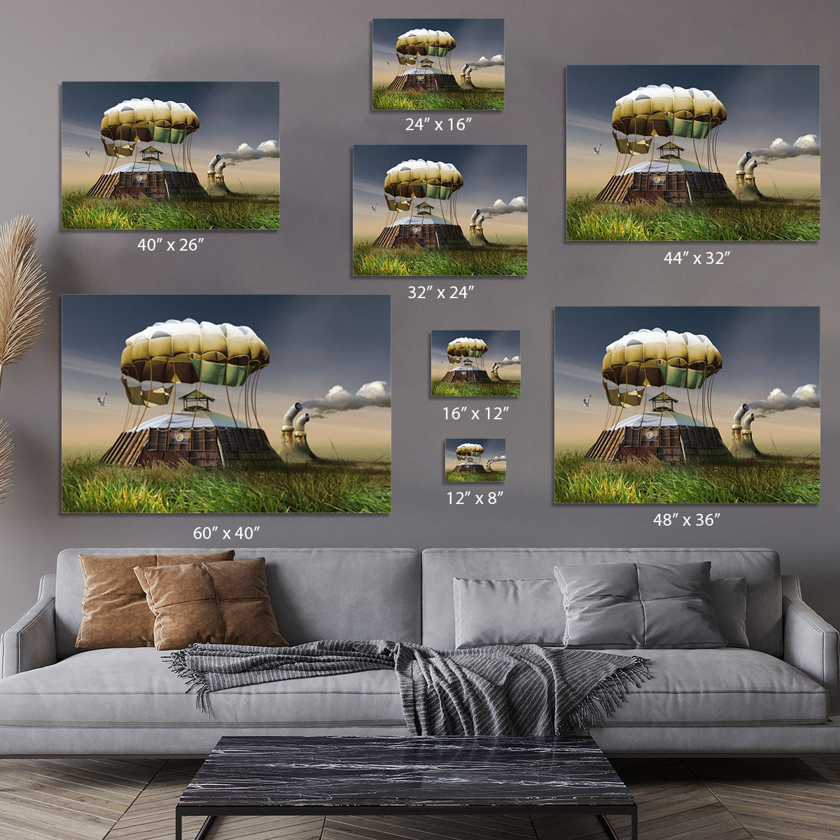 The home Canvas Print or Poster - 1x - 7