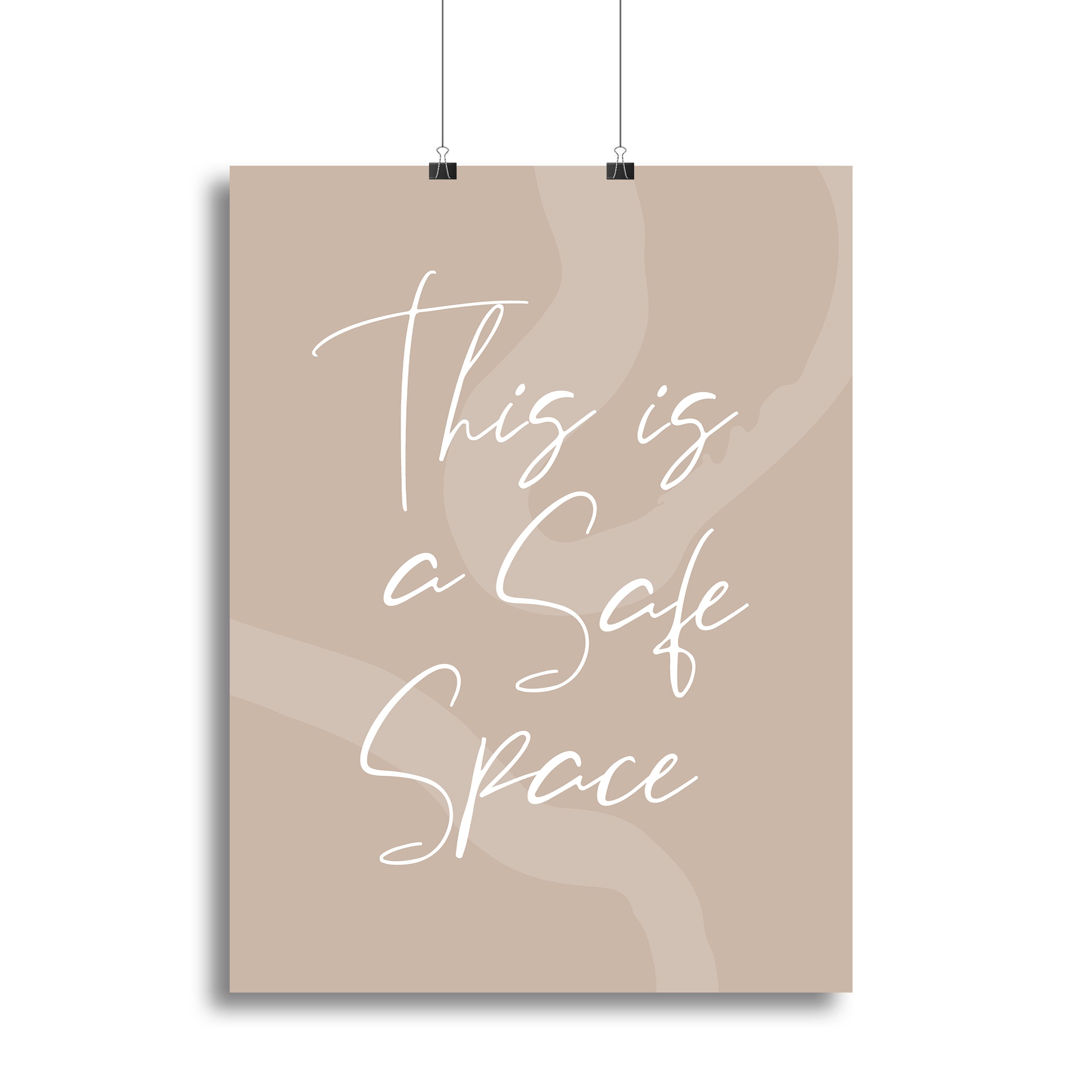 This Is a Safe Space Canvas Print or Poster - Canvas Art Rocks - 2