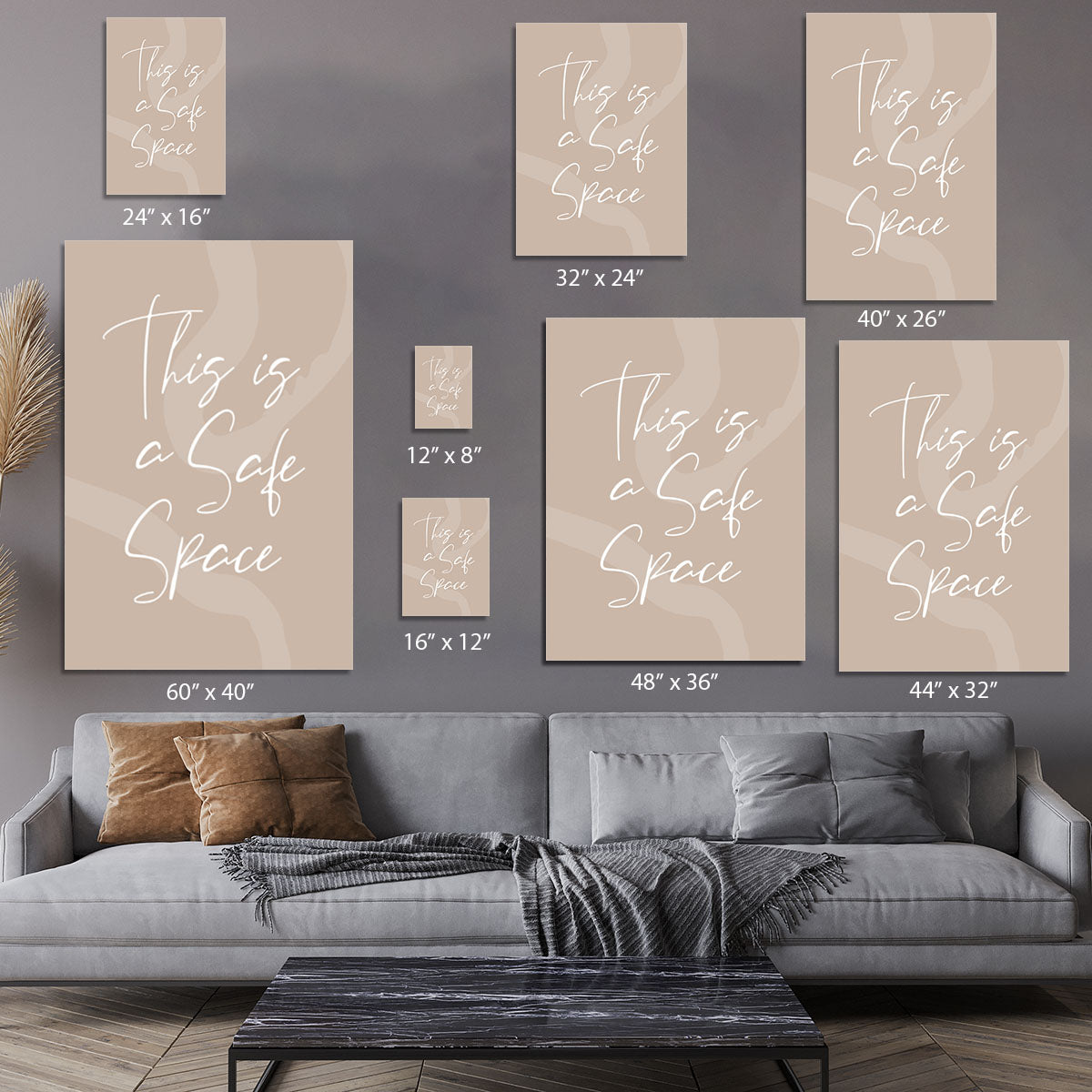 This Is a Safe Space Canvas Print or Poster - Canvas Art Rocks - 7