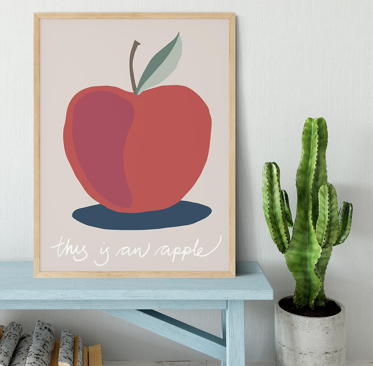 This is an Apple Framed Print - 1x - 4