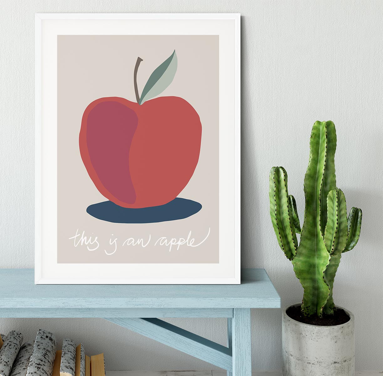 This is an Apple Framed Print - 1x - 5