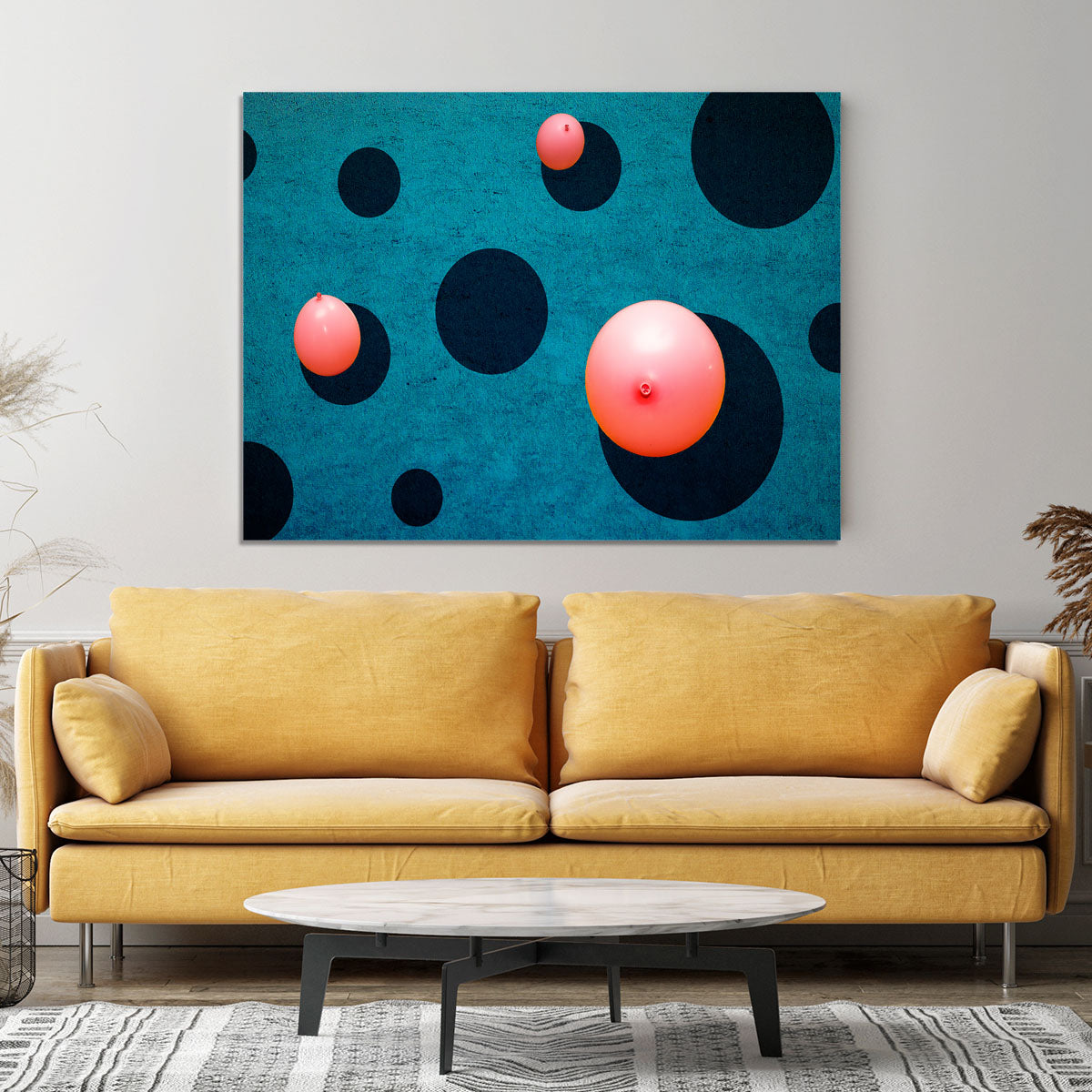 Three balloons Canvas Print or Poster - 1x - 4