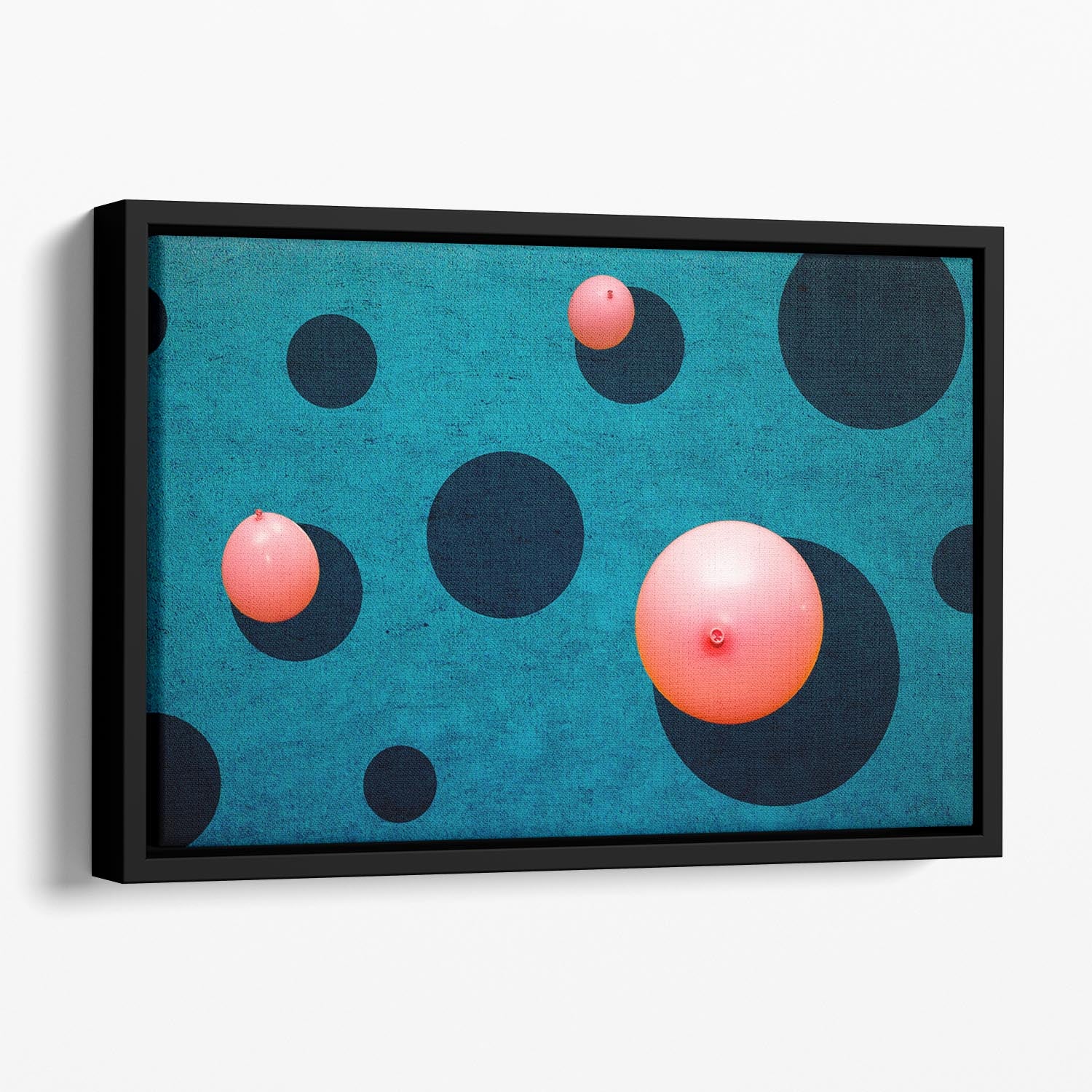 Three balloons Floating Framed Canvas - 1x - 1