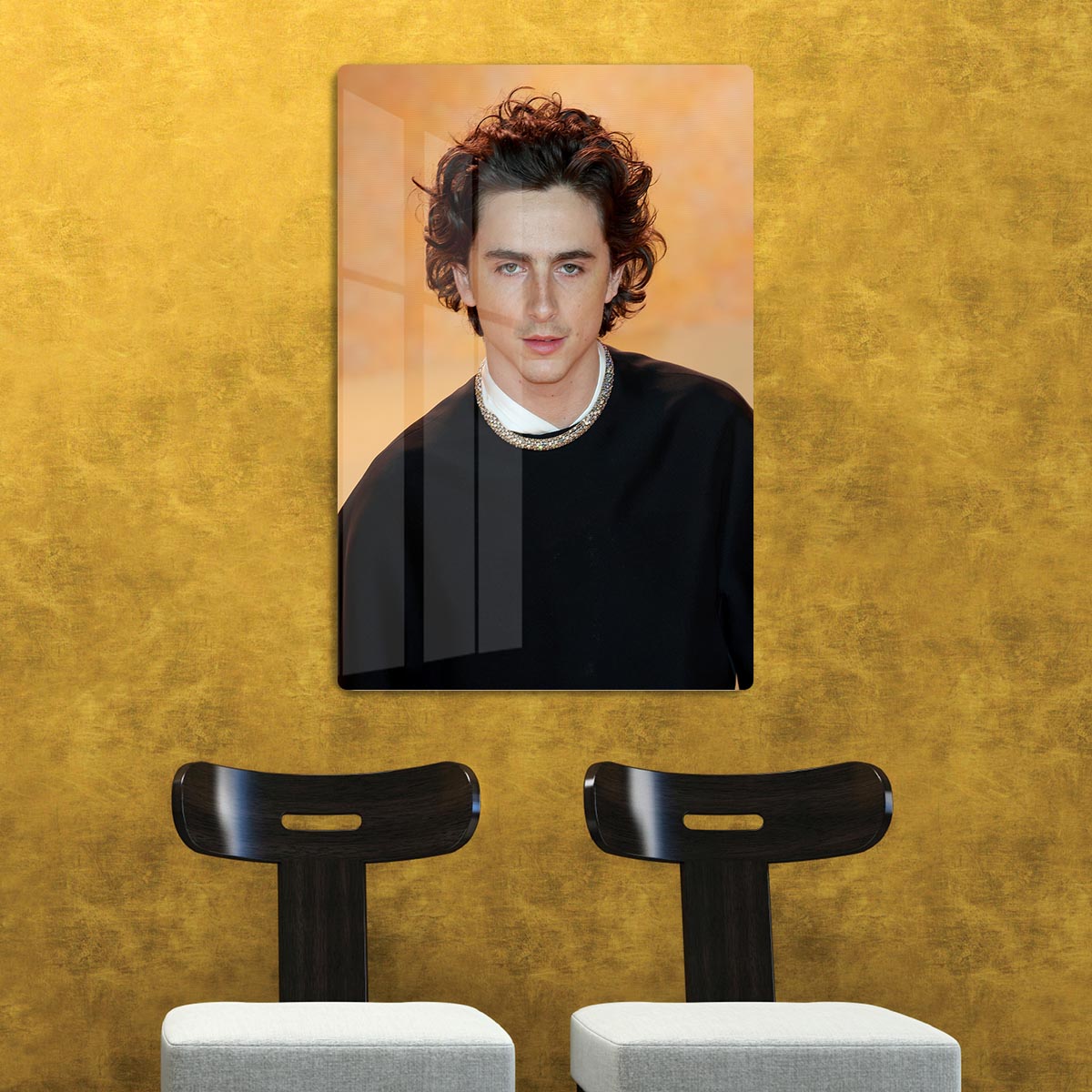 Timothee Chalamet at the premiere of Dune part two Acrylic Block - Canvas Art Rocks - 2