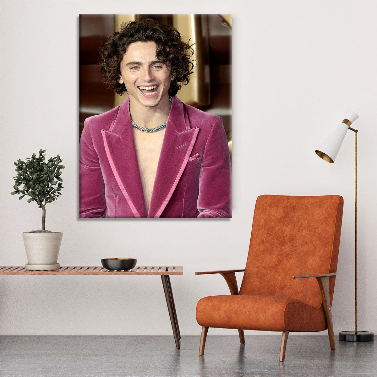 Timothee Chalamet at the premiere of Wonka Canvas Print or Poster - Canvas Art Rocks - 6
