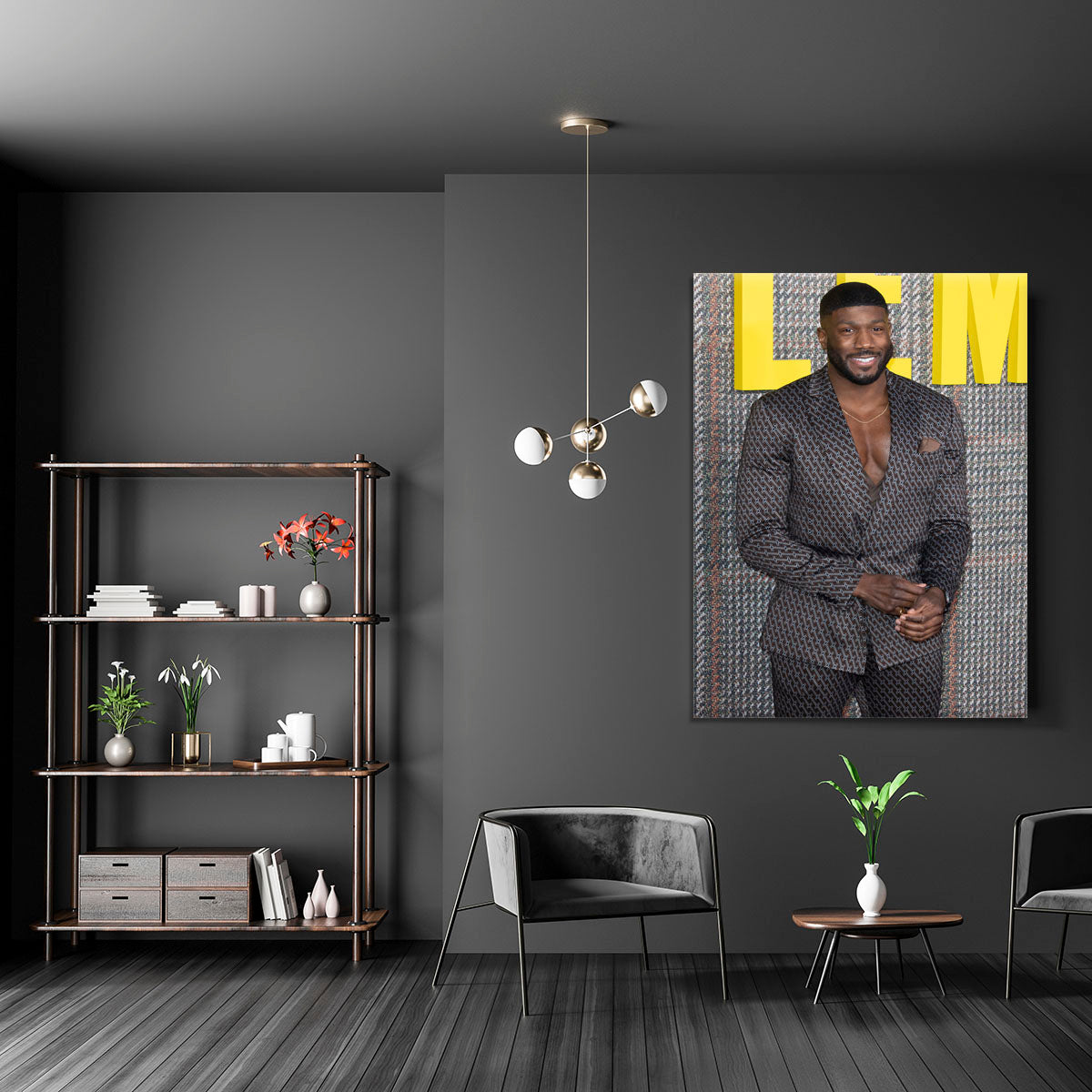 Toby Olubi at The Gentleman UK TV Premiere Canvas Print or Poster - Canvas Art Rocks - 5