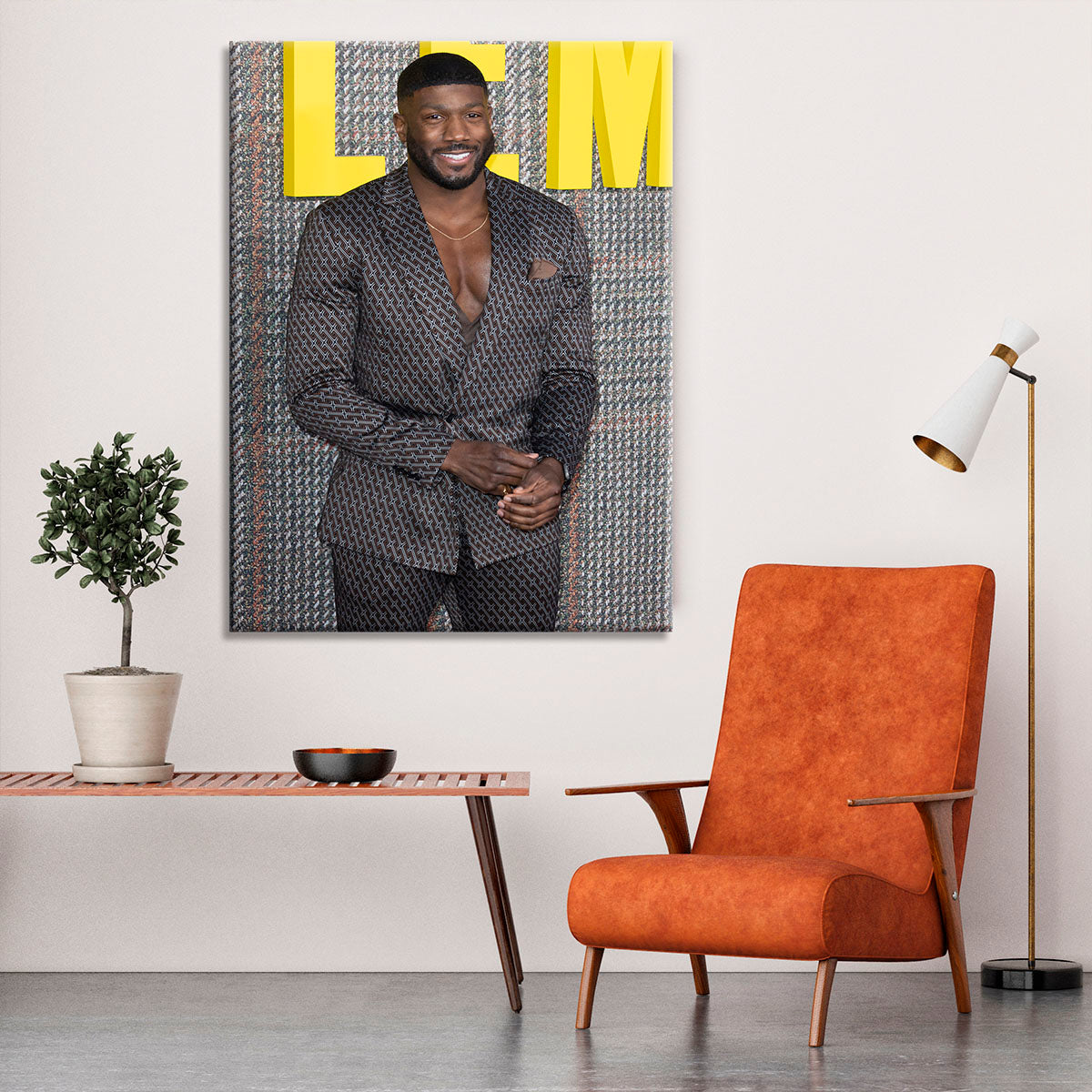 Toby Olubi at The Gentleman UK TV Premiere Canvas Print or Poster - Canvas Art Rocks - 6