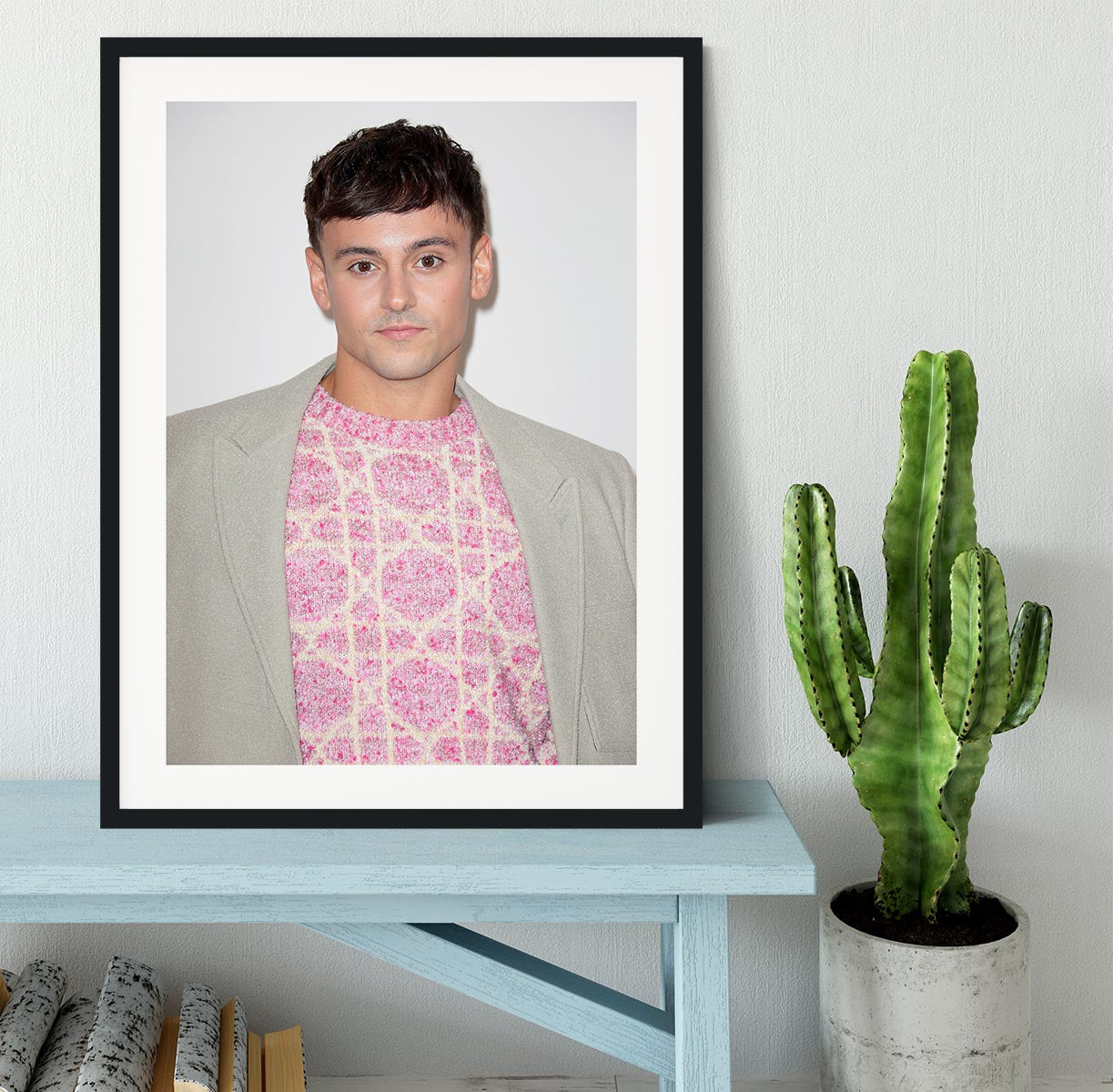 Tom Daley at GQ Men of the Year awards Framed Print - Canvas Art Rocks - 1