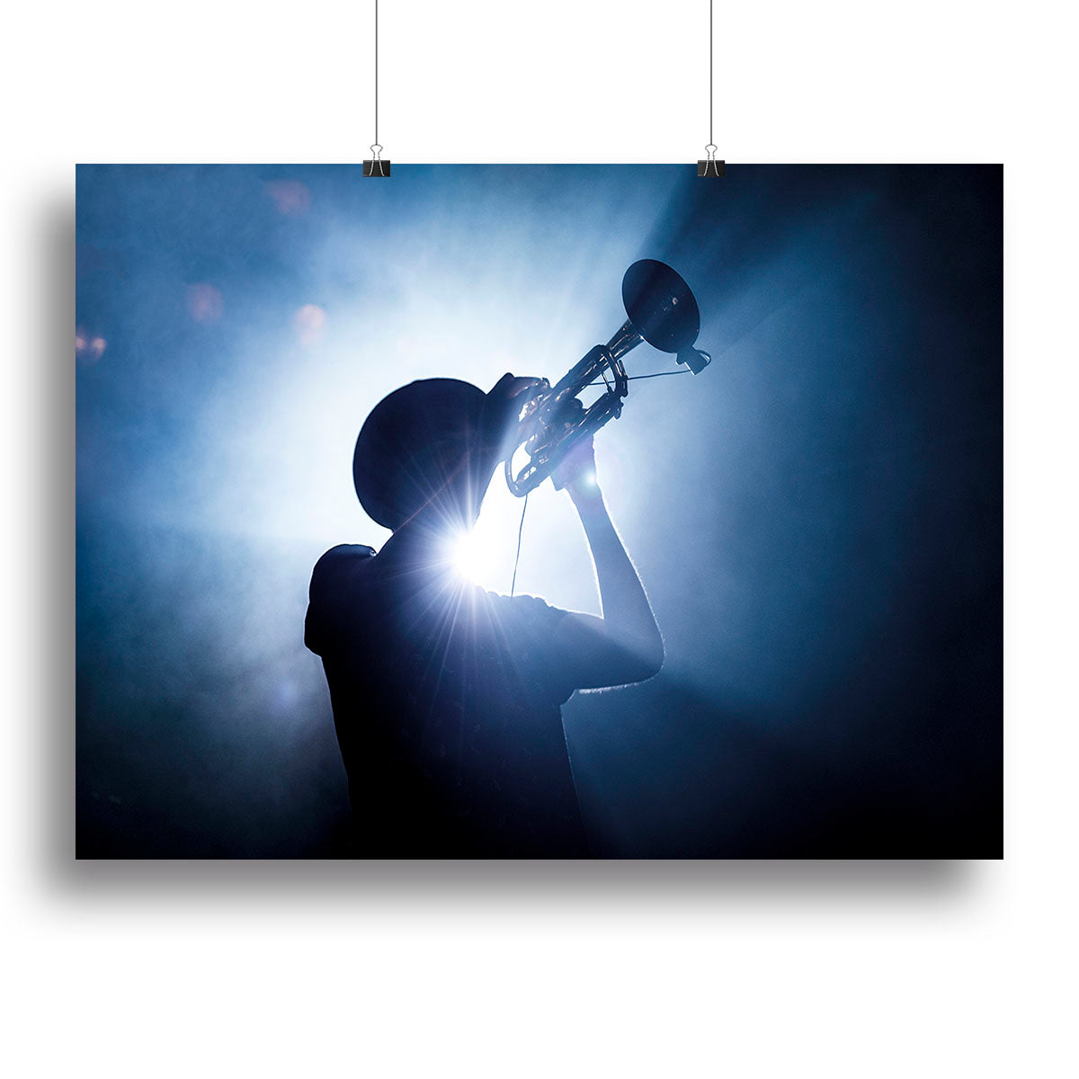 Trumpet Player Canvas Print or Poster - 1x - 2