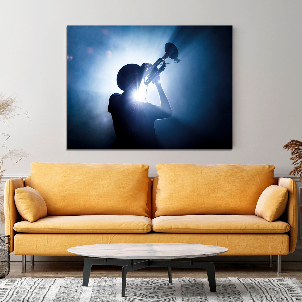 Trumpet Player Canvas Print or Poster - 1x - 4