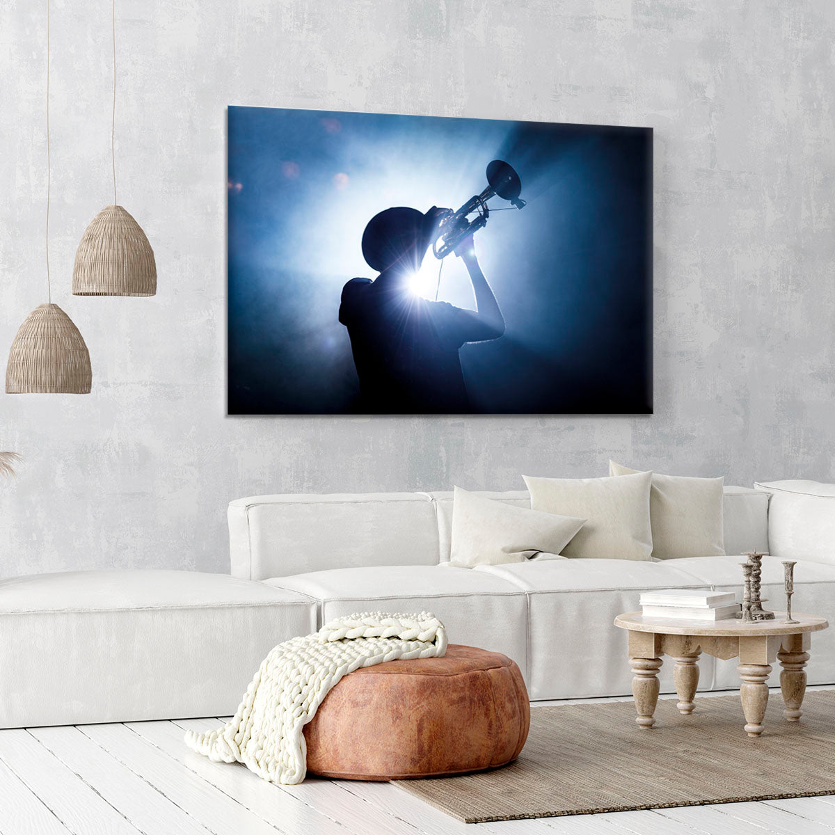 Trumpet Player Canvas Print or Poster - 1x - 6