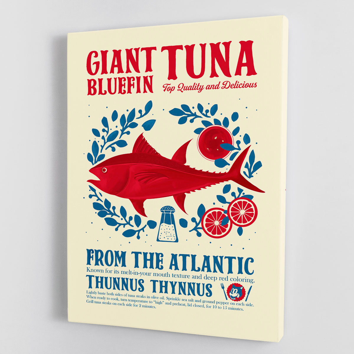 Tuna kitchen print Canvas Print or Poster - Canvas Art Rocks - 1