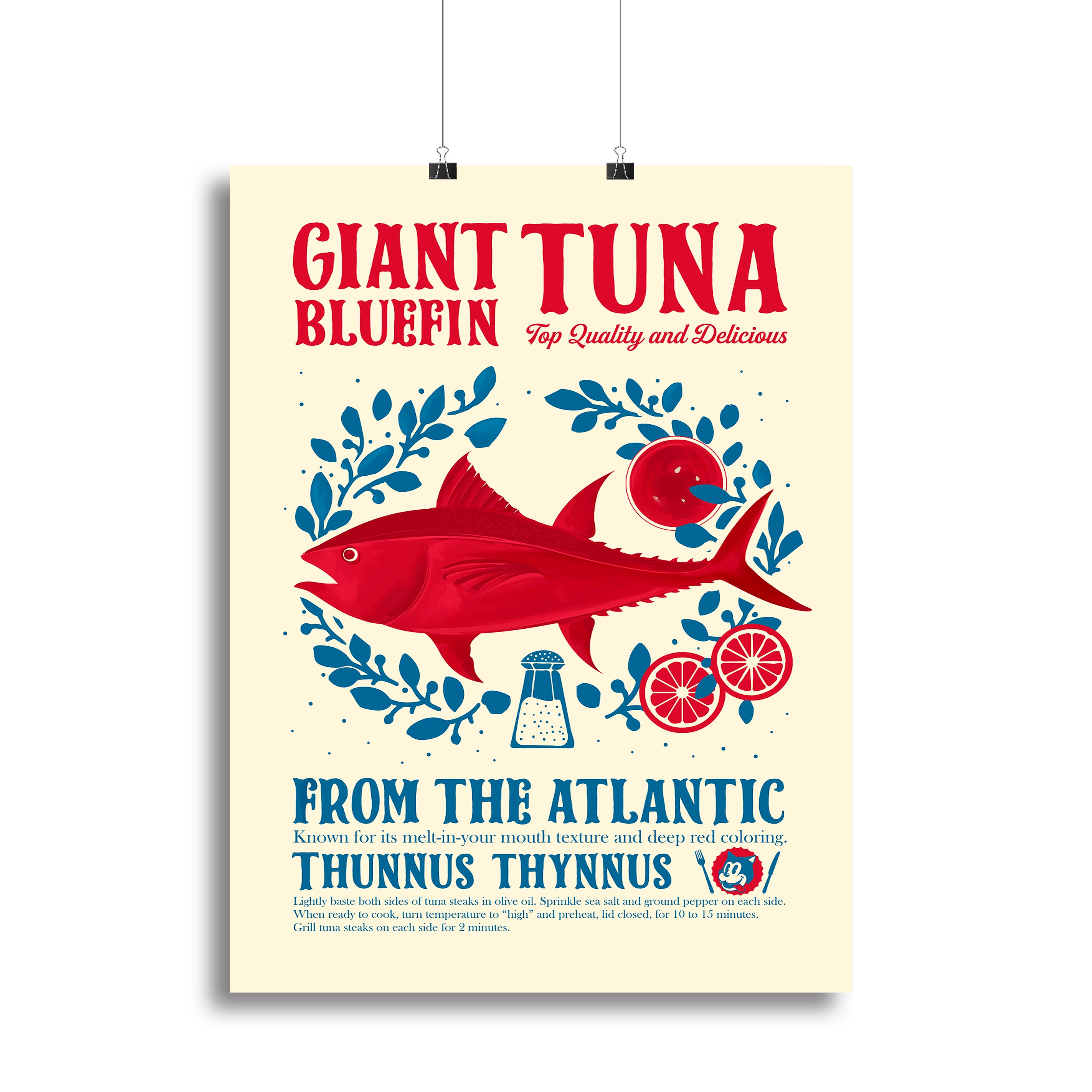 Tuna kitchen print Canvas Print or Poster - Canvas Art Rocks - 2