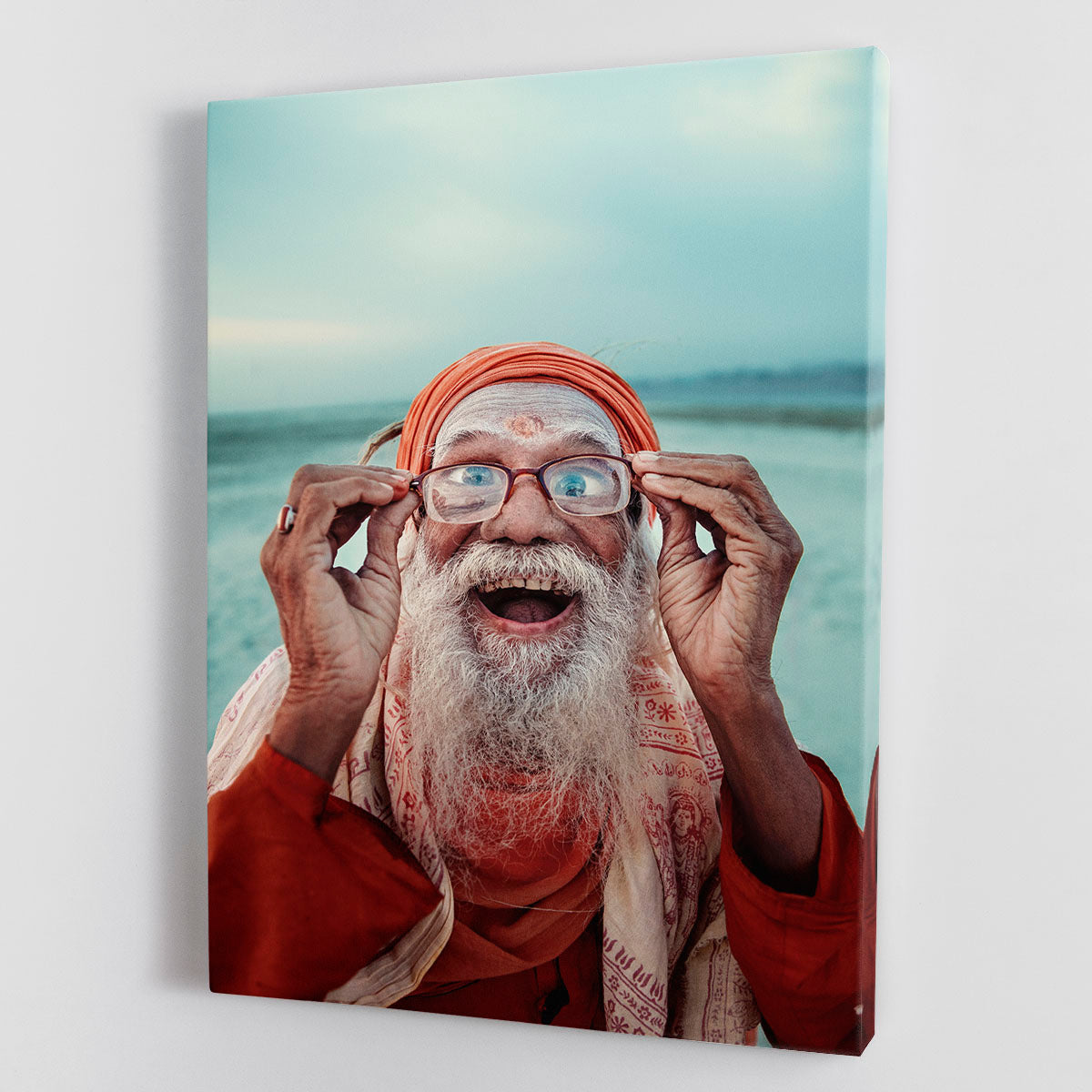 Untitled Portraits From Varanasi Canvas Print or Poster - 1x - 1