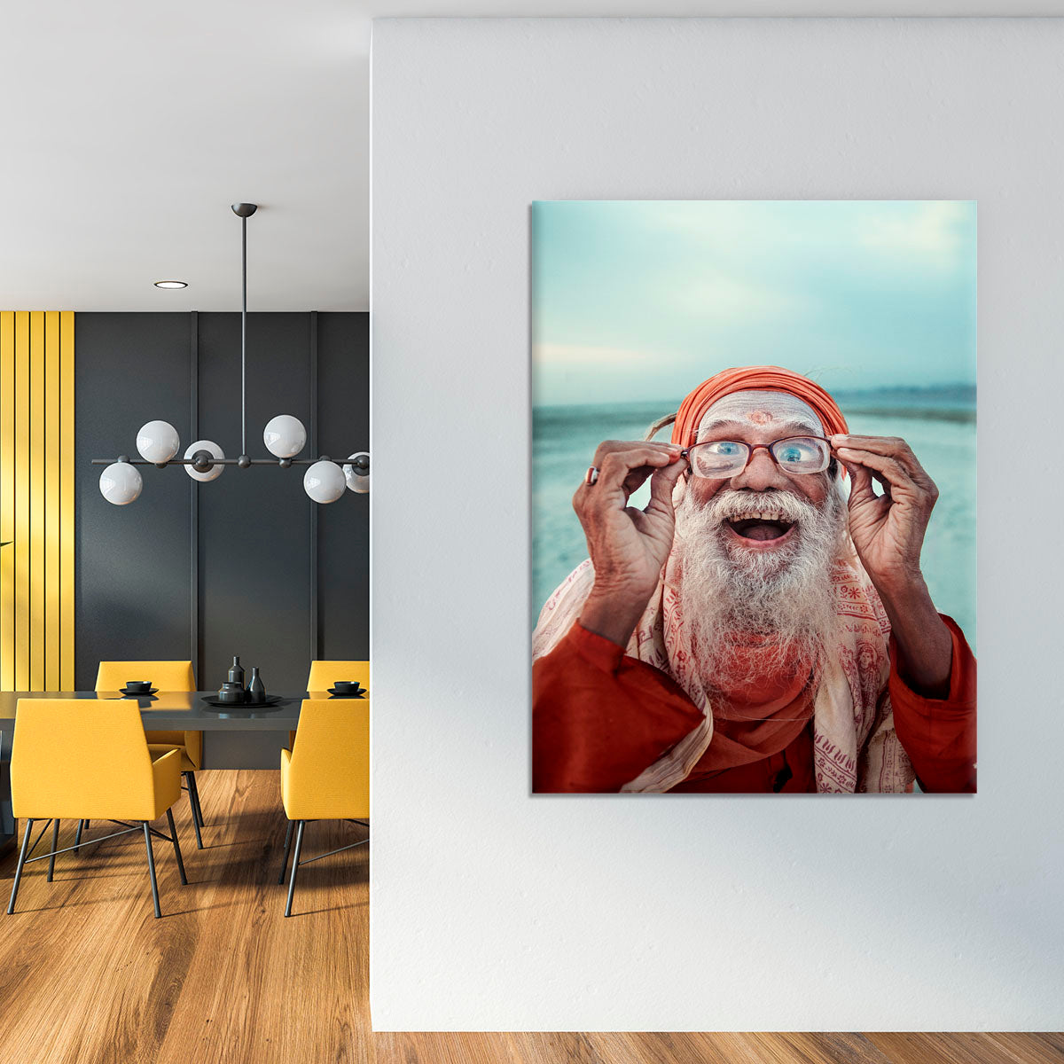 Untitled Portraits From Varanasi Canvas Print or Poster - 1x - 4