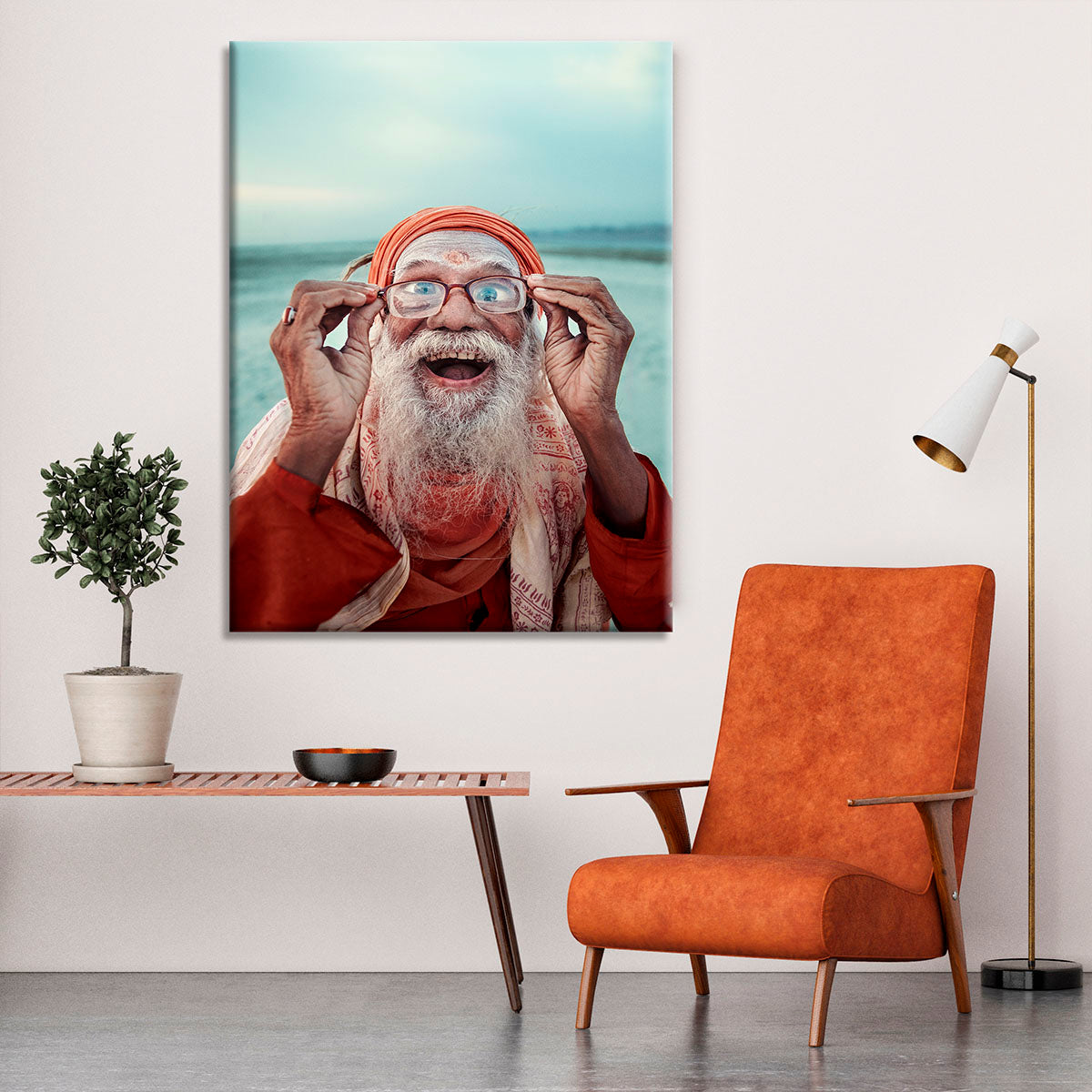 Untitled Portraits From Varanasi Canvas Print or Poster - 1x - 6