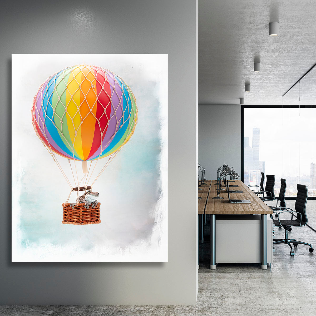 Up Up and Away Canvas Print or Poster - 1x - 3