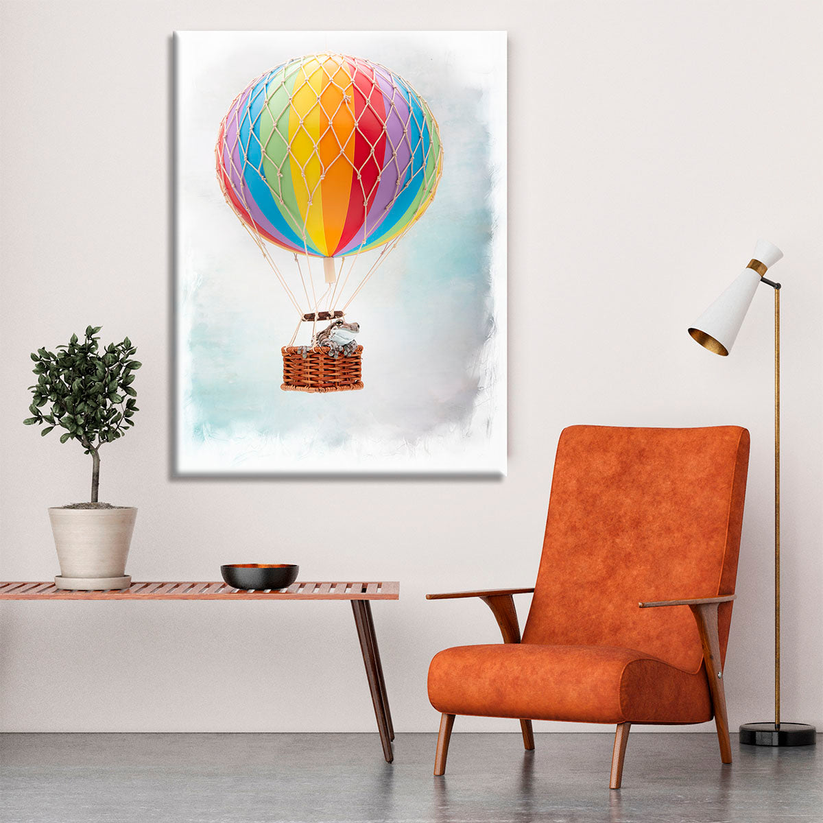 Up Up and Away Canvas Print or Poster - 1x - 6