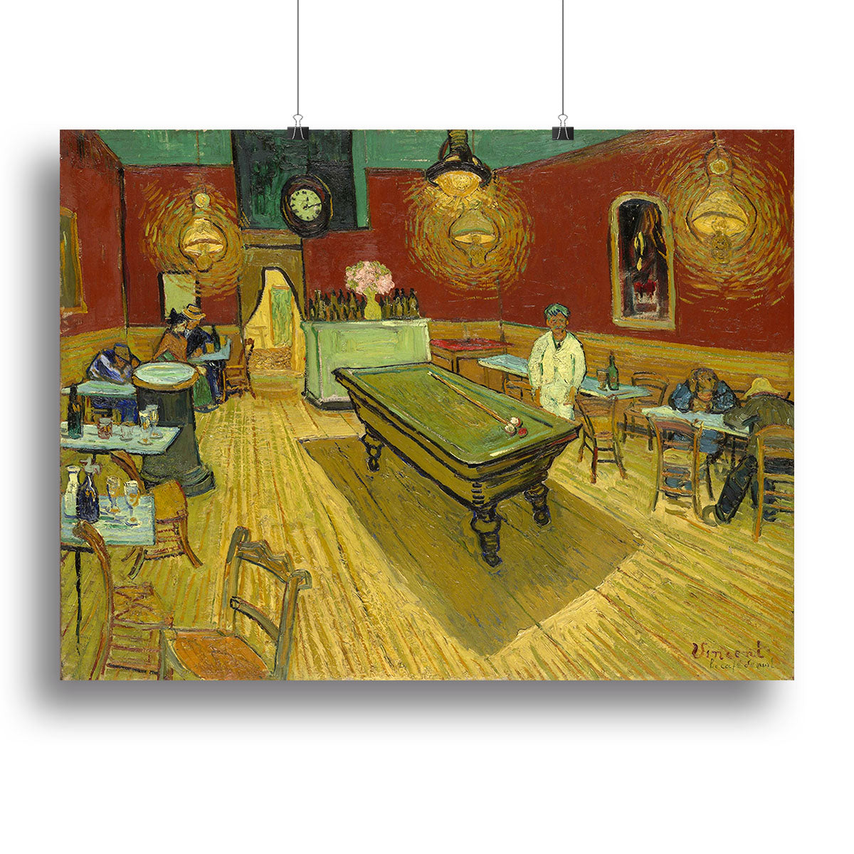 Van Gogh Night Cafe Poster - Unframed