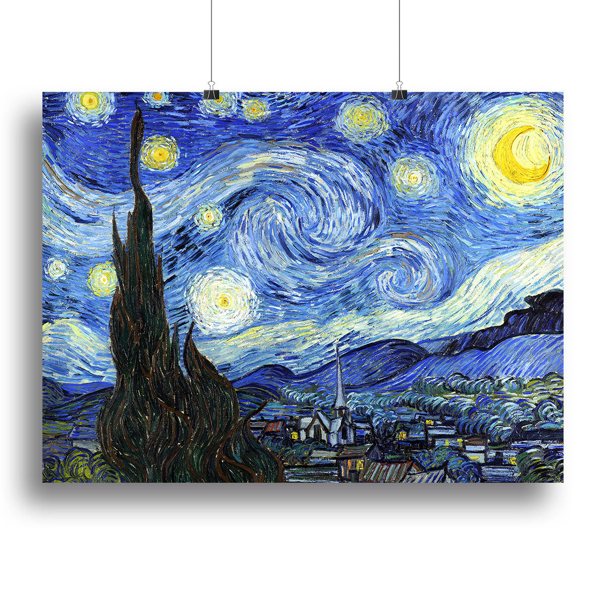 Van Gogh Starry Night Poster - Unframed