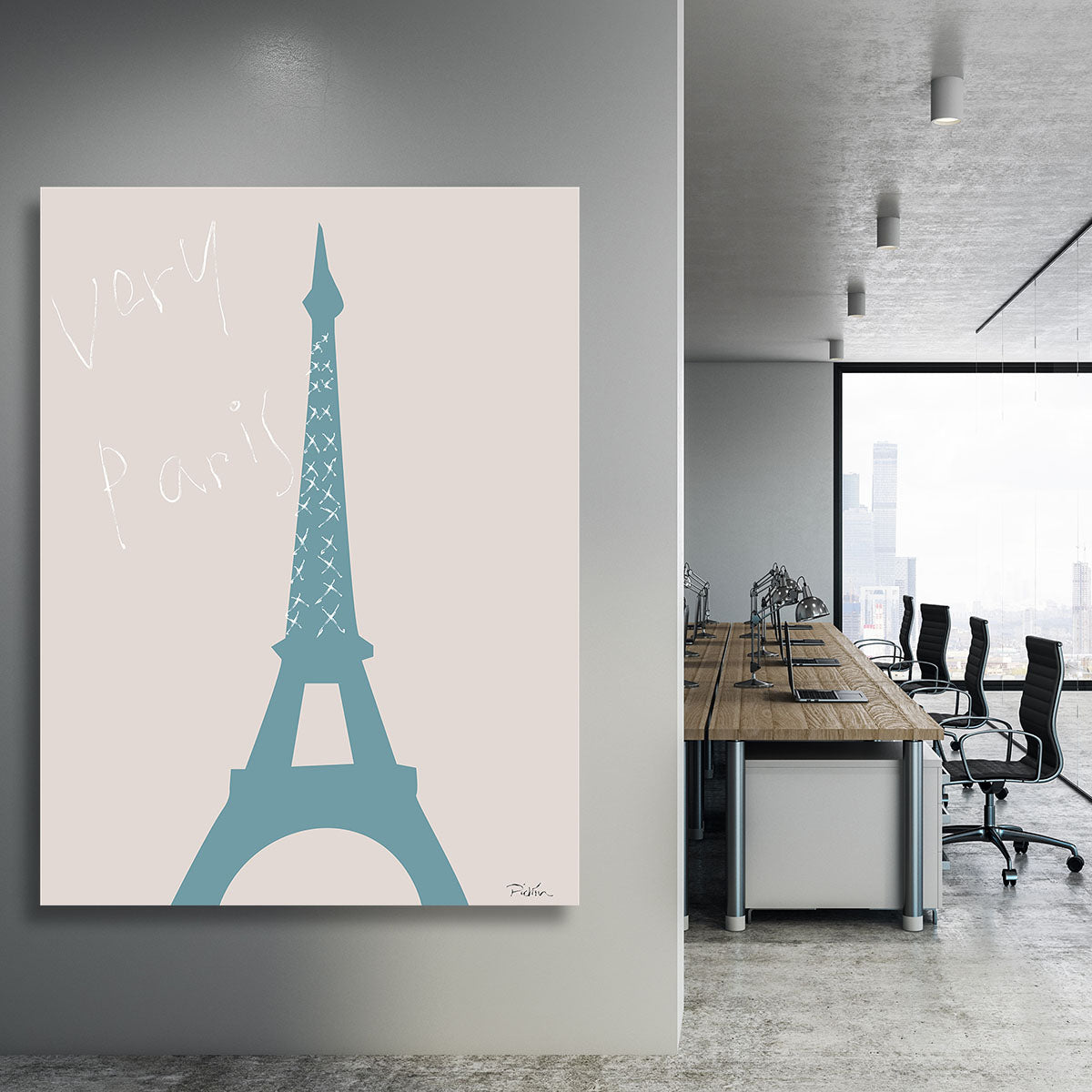 Very Paris Canvas Print or Poster - 1x - 3