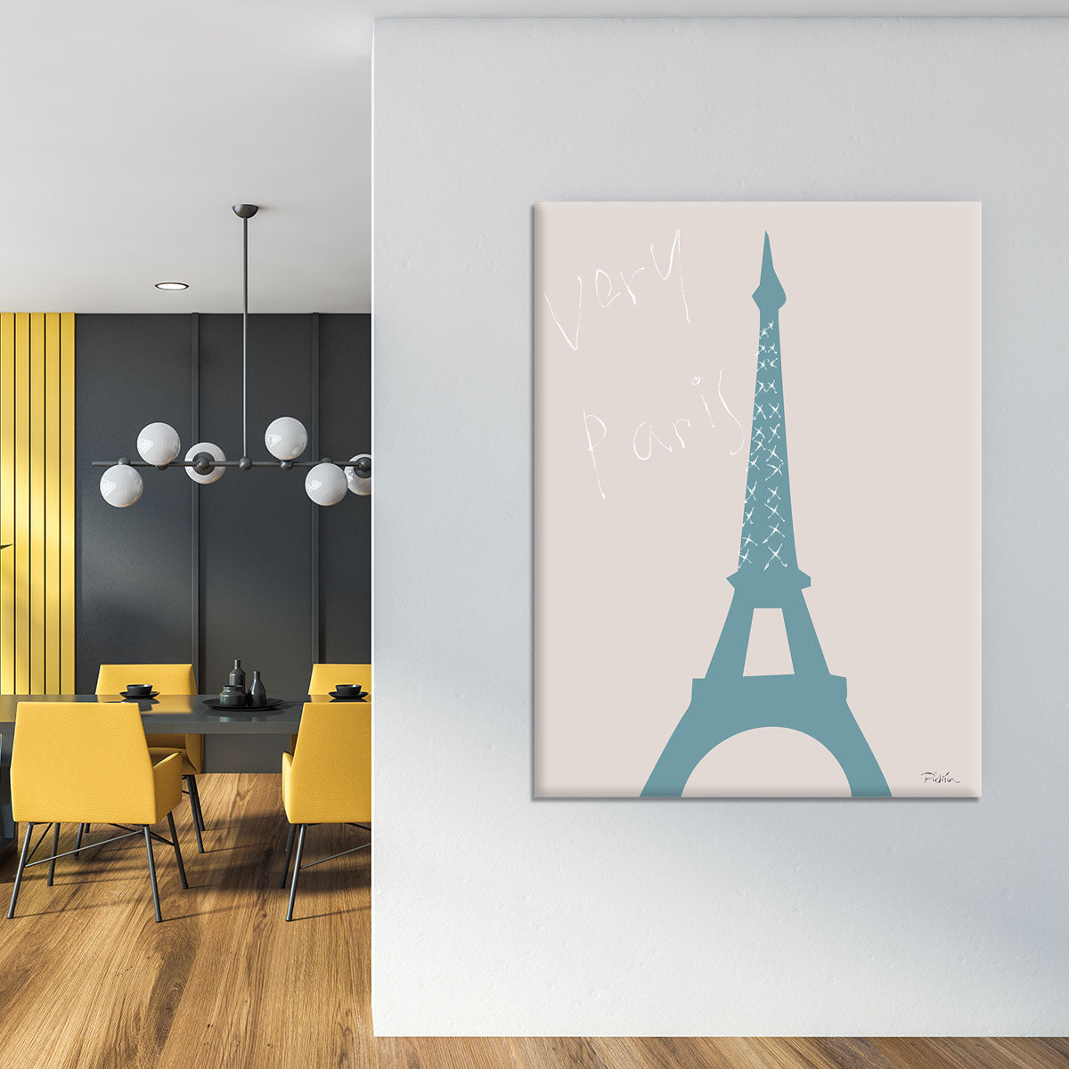 Very Paris Canvas Print or Poster - 1x - 4