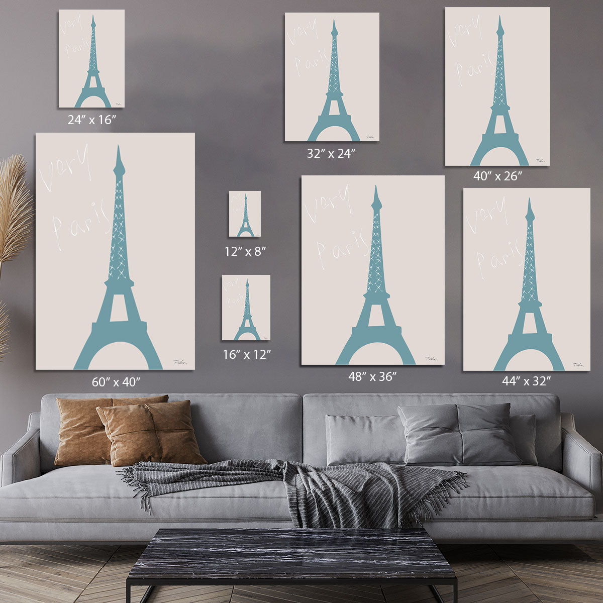 Very Paris Canvas Print or Poster - 1x - 7