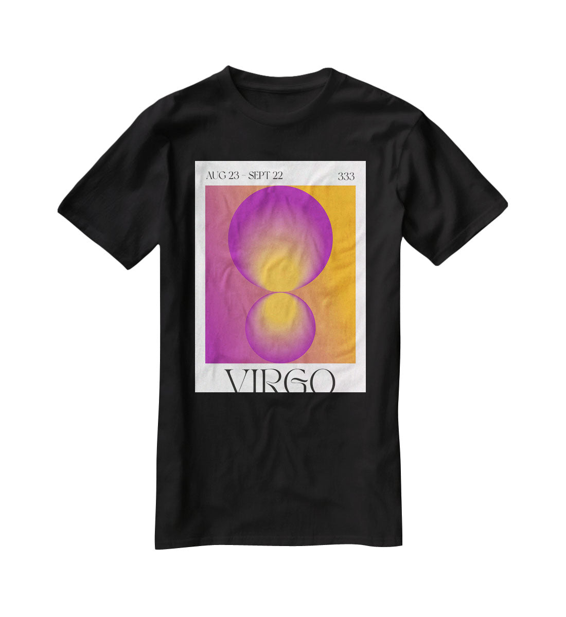 Virgo Zodiac Radiant Print T-Shirt - Canvas Art Rocks - 1