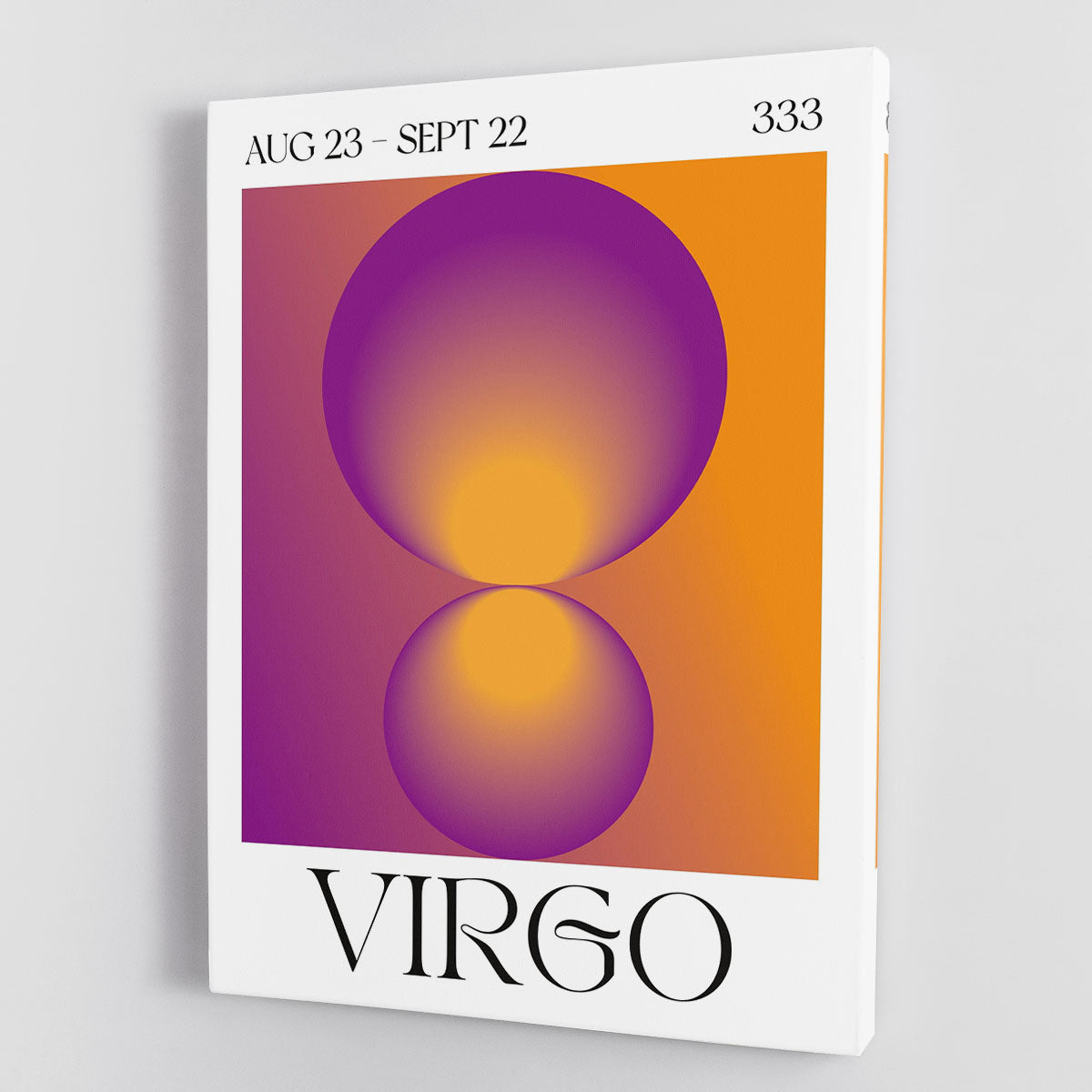 Virgo Zodiac Radiant Print Canvas Print or Poster - Canvas Art Rocks - 1