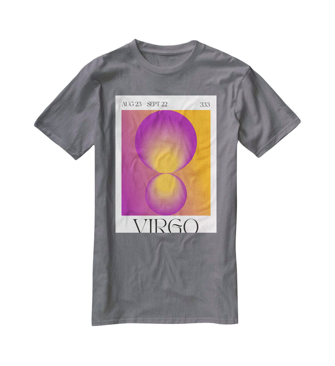 Virgo Zodiac Radiant Print T-Shirt - Canvas Art Rocks - 3