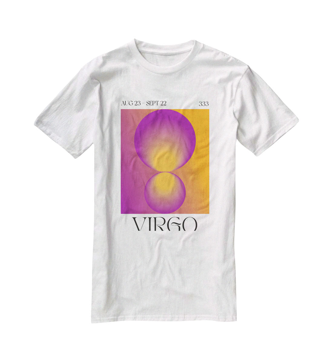 Virgo Zodiac Radiant Print T-Shirt - Canvas Art Rocks - 5