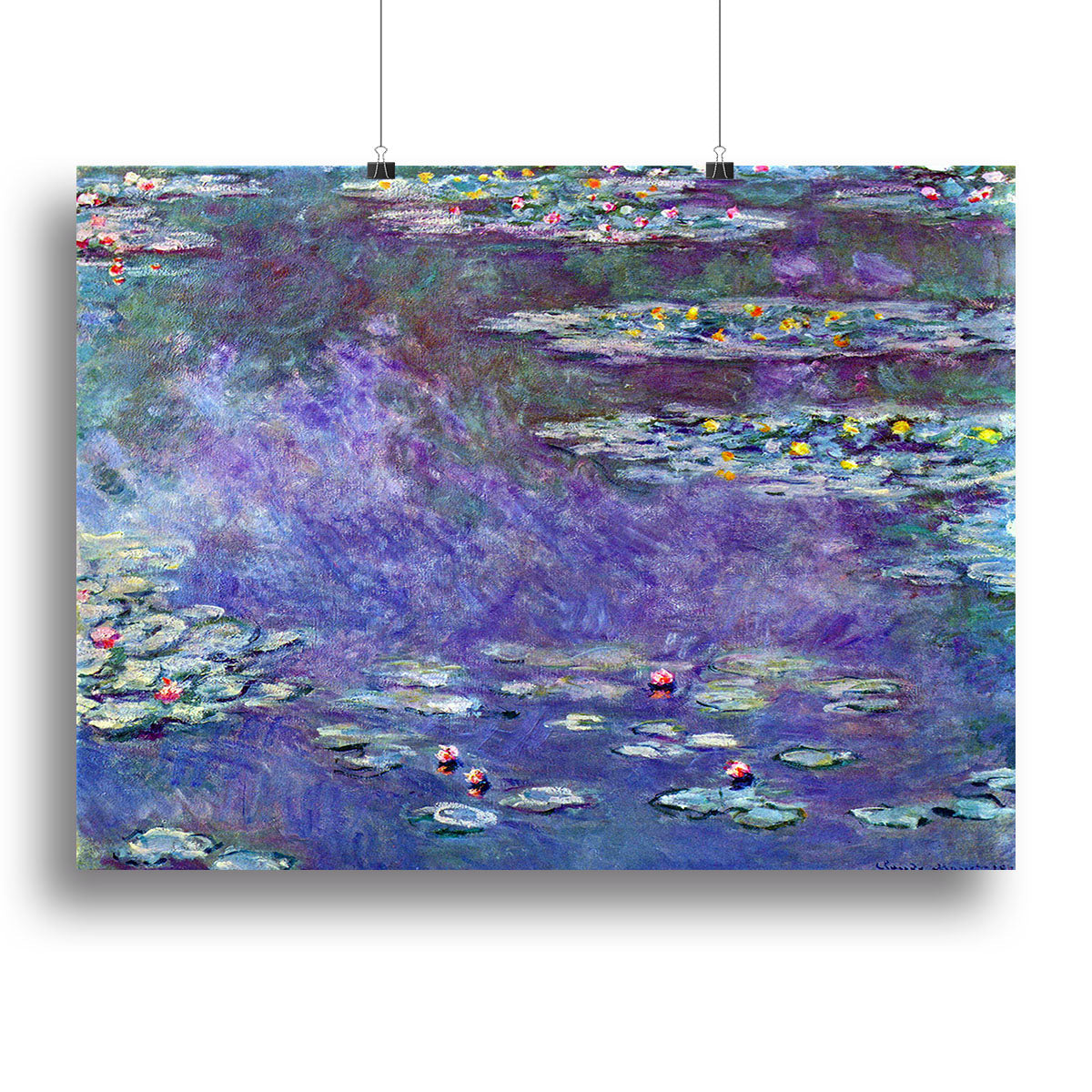 Water Lily Pond 3 by Monet Poster - Unframed